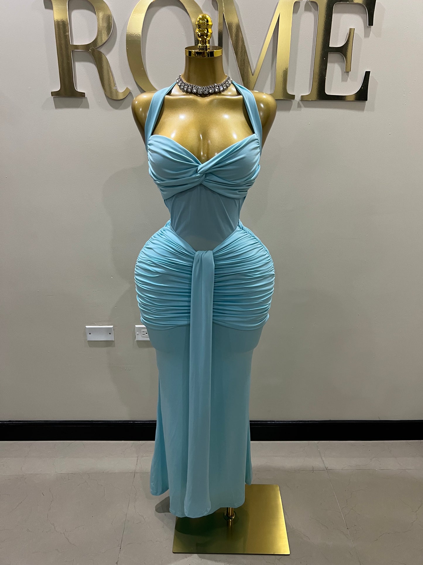 Sweetheart Nara Dress (Blue)