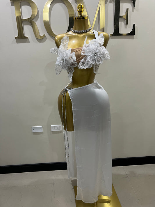 Rachel Flower Skirt Set