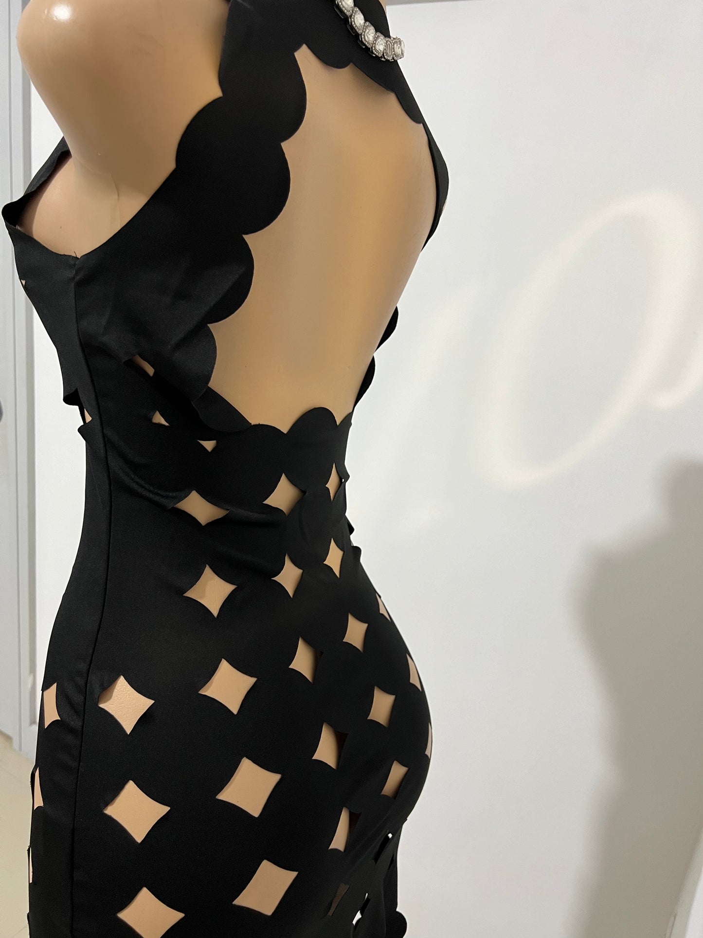 Tracy Cut Out Dress (Black)