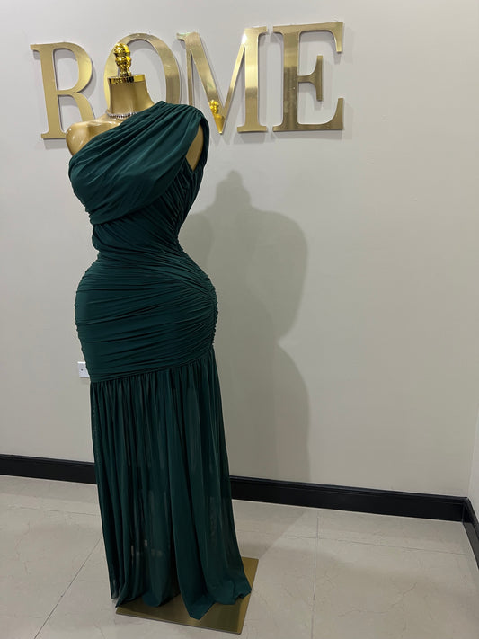 Michelle Aviv Split Dress (Green)