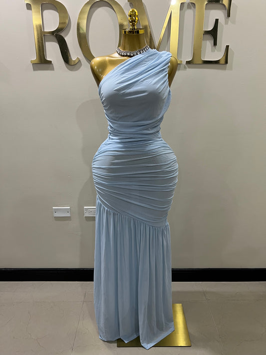 Michelle Mesh Dress (Blue)