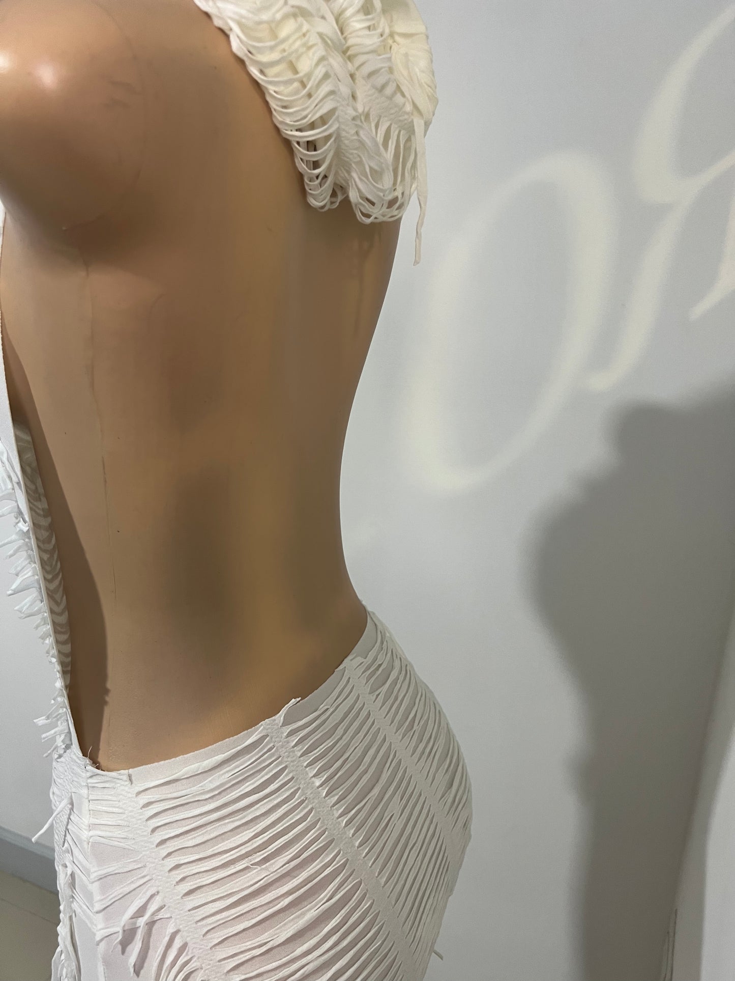 Mica Hoodie Dress (Off-White)