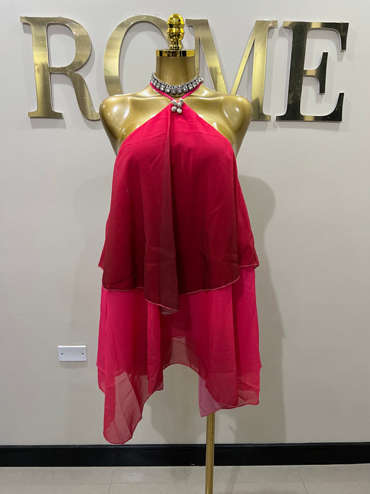 Starlight Rumi Petal Dress (Pink)