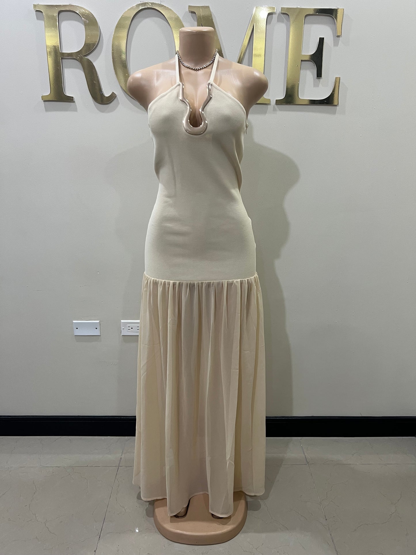 Camila Nara Dress (Cream)
