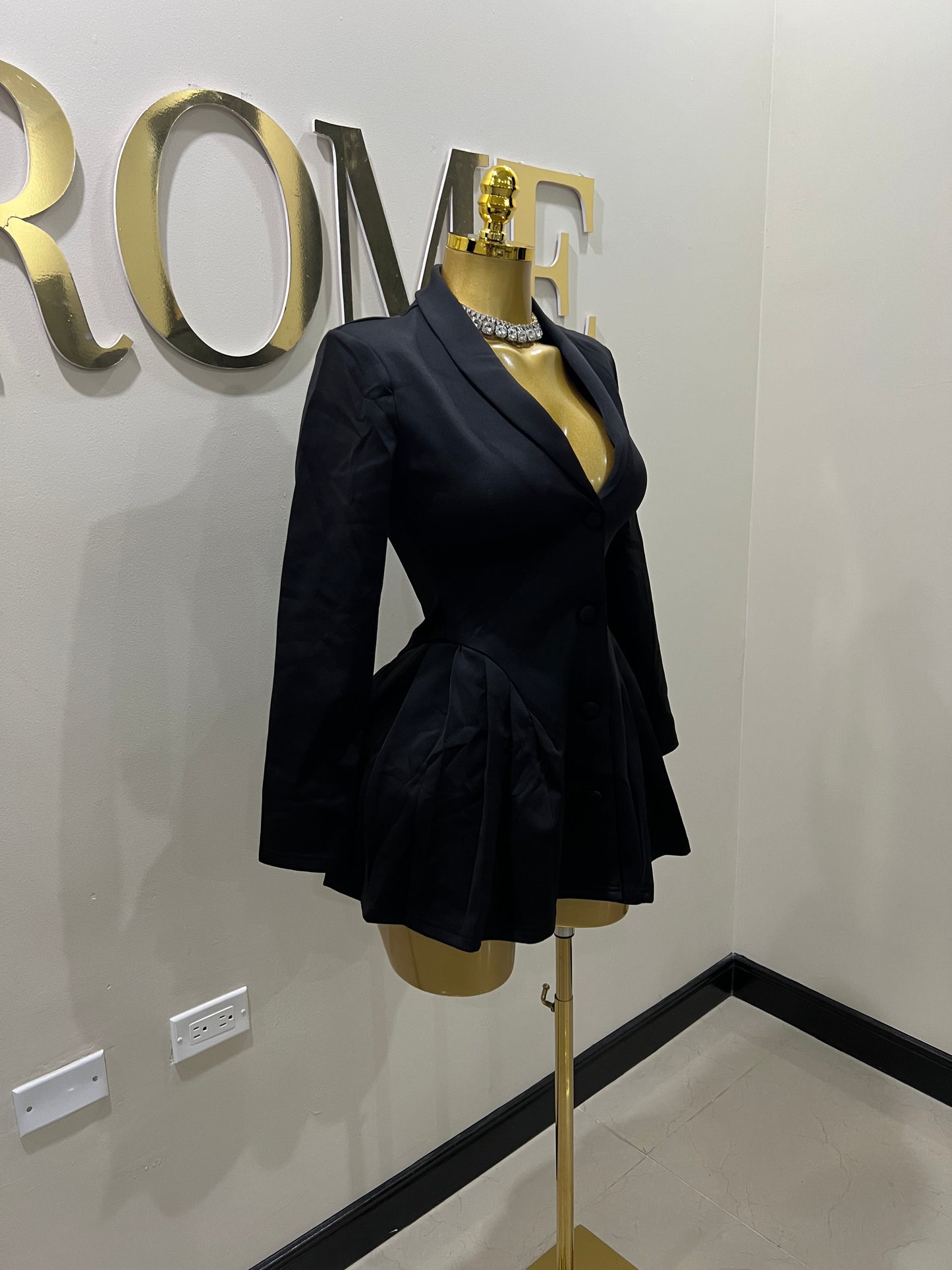 Jodie Mini Dress (Black)