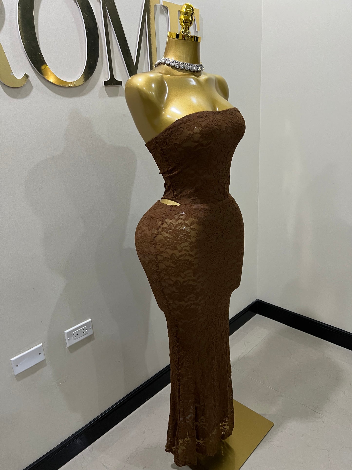 Luna Lace Bodysuit & Skirt Set