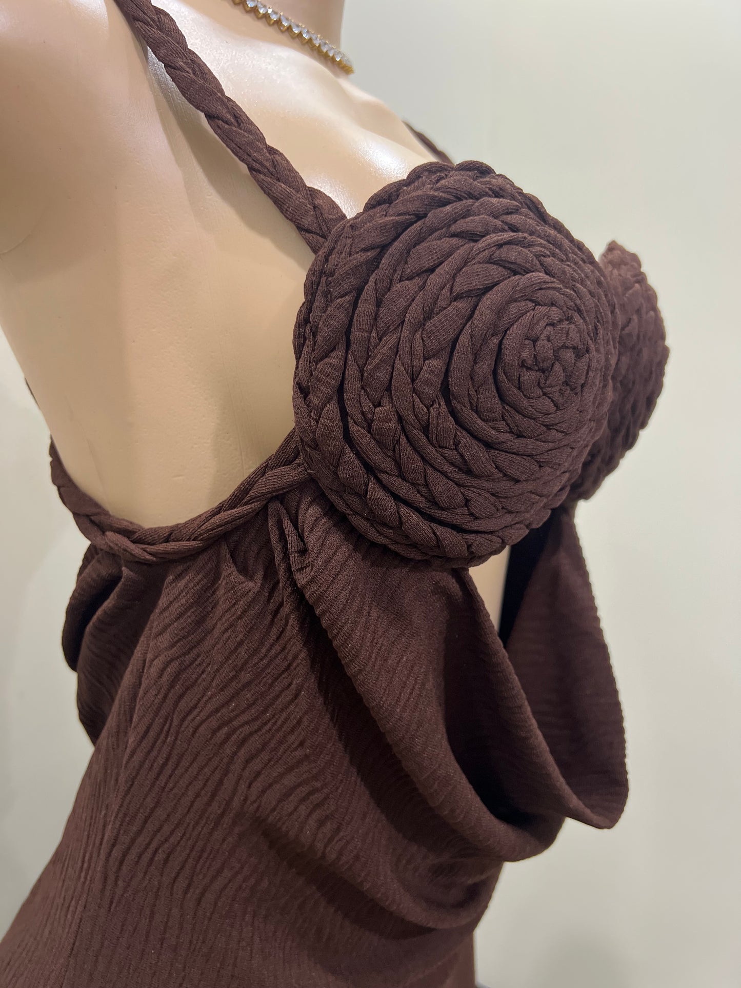 Cocoa Athena Rope Dress (Brown)