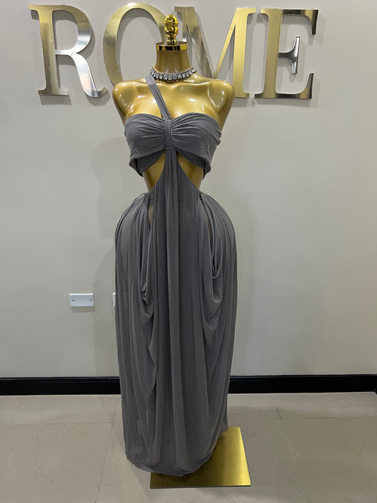 Ruby Mesh Dress (Grey)