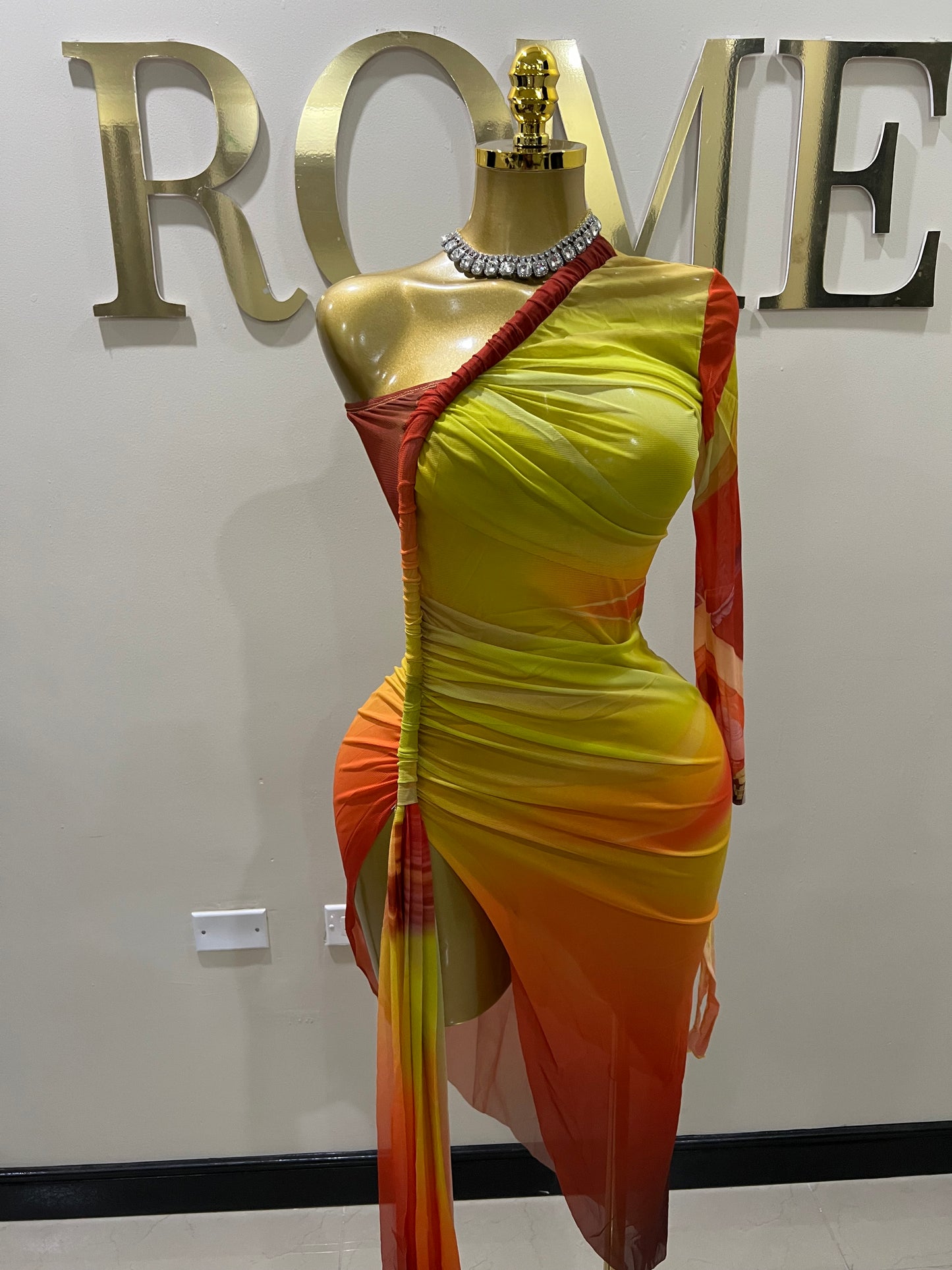 Cairo Carli Mesh Dress