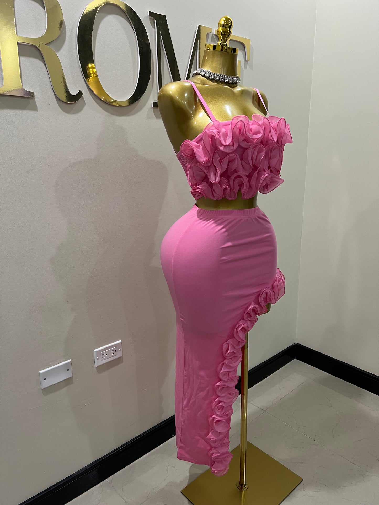 Bloom Skirt Set (Pink)