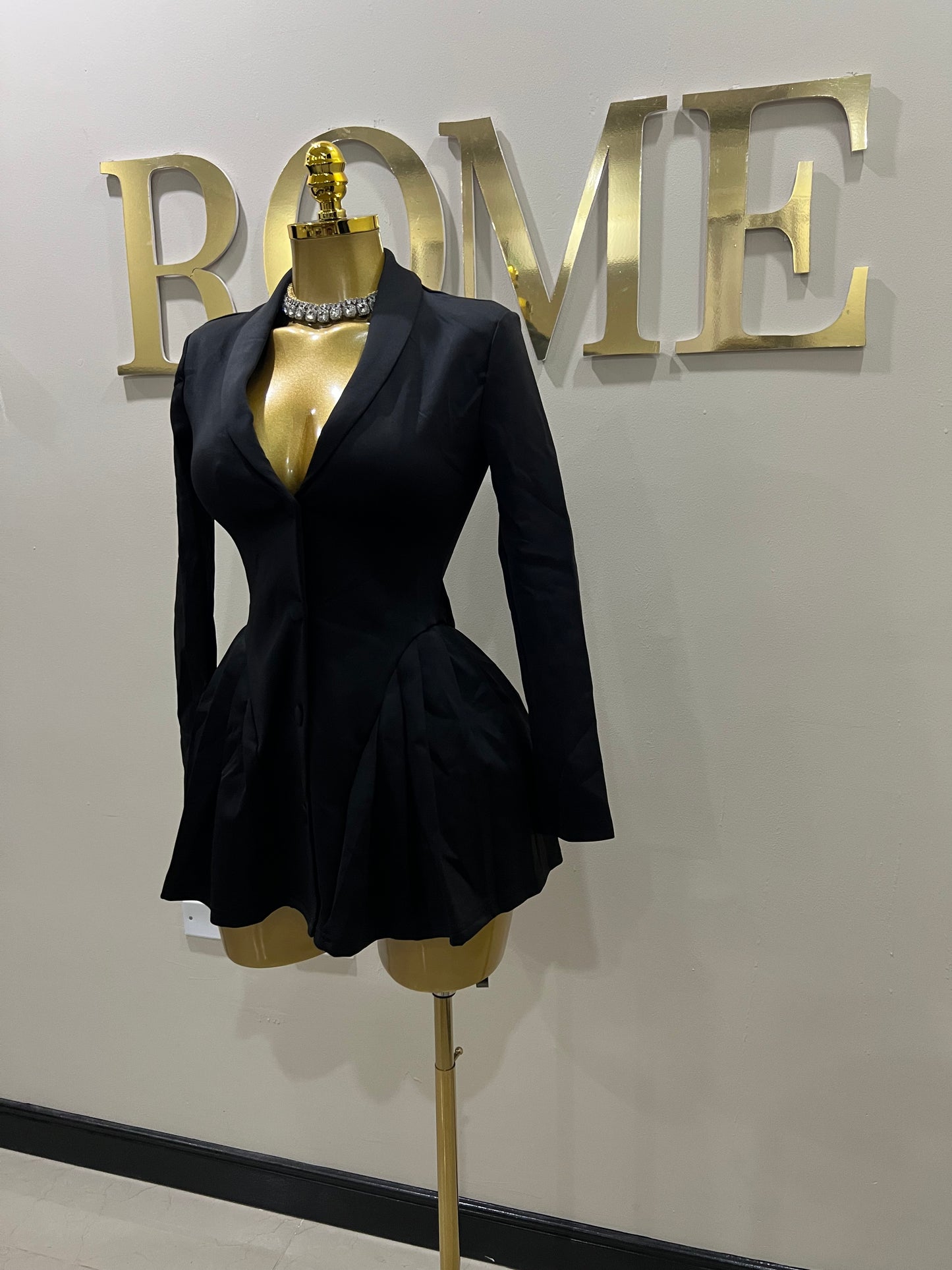 Jodie Mini Dress (Black)