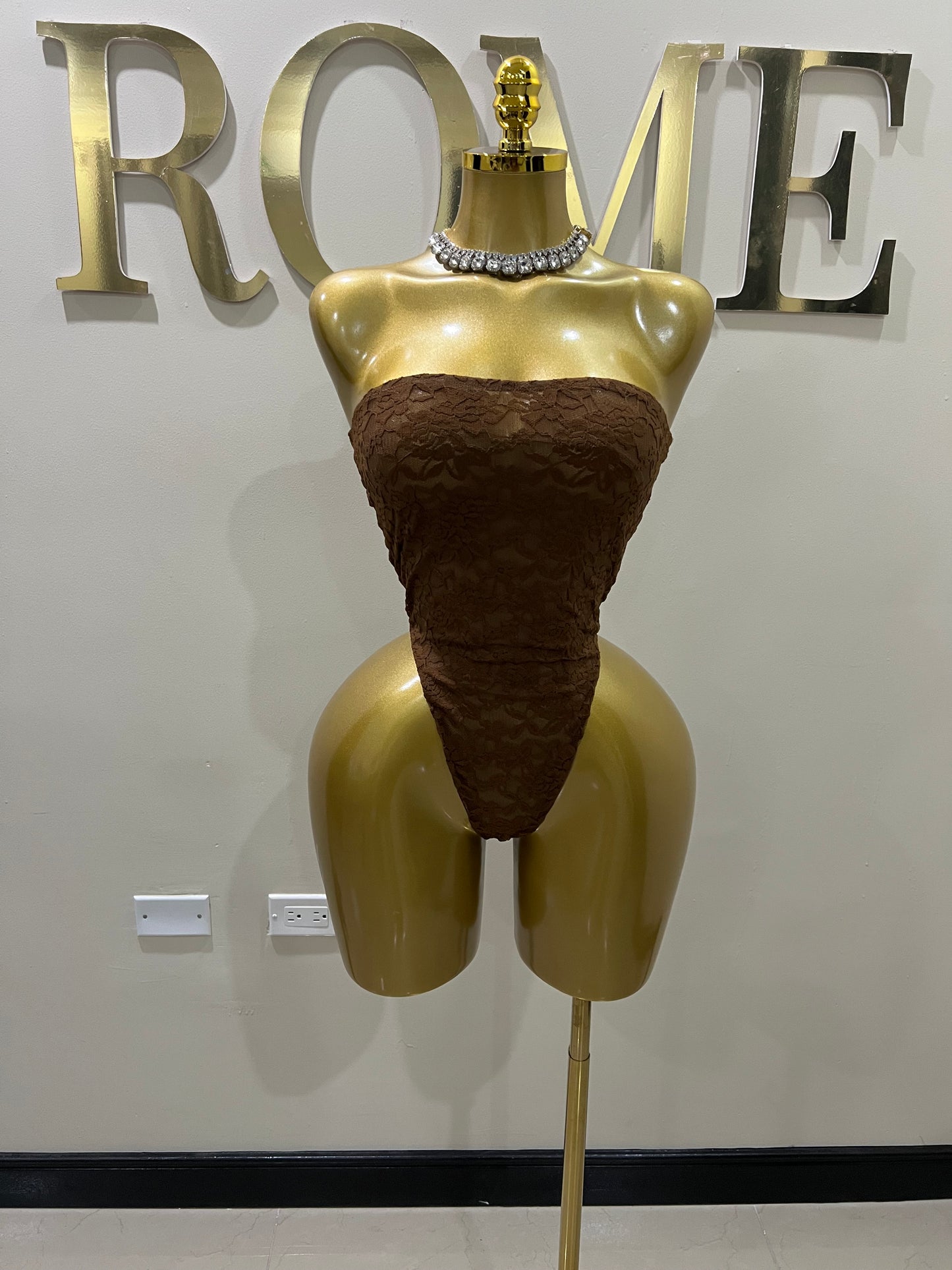 Luna Lace Bodysuit & Skirt Set