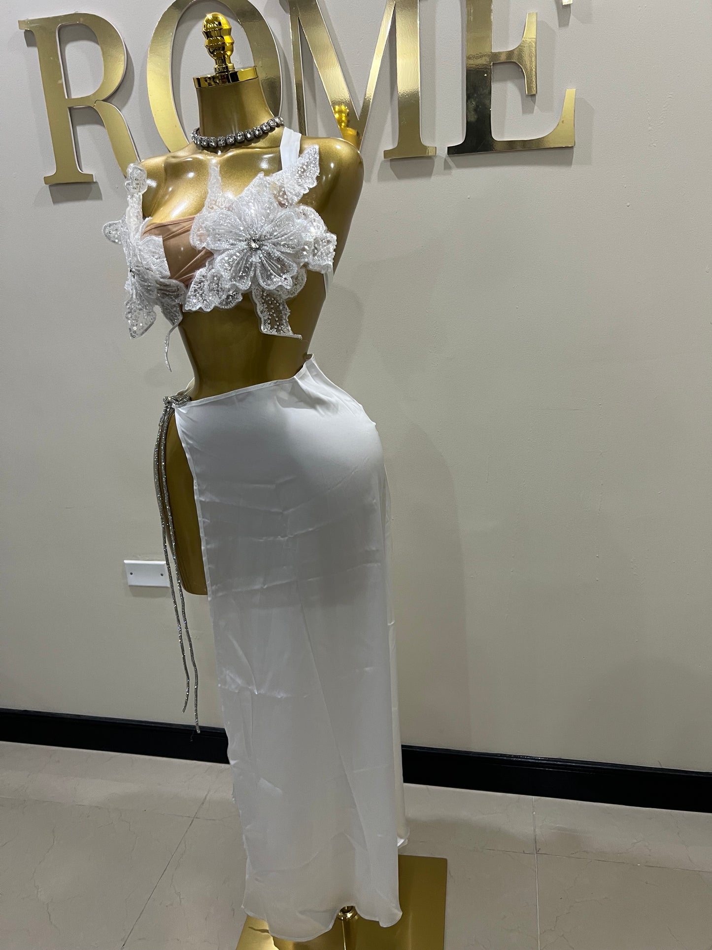 Rachel Flower Skirt Set