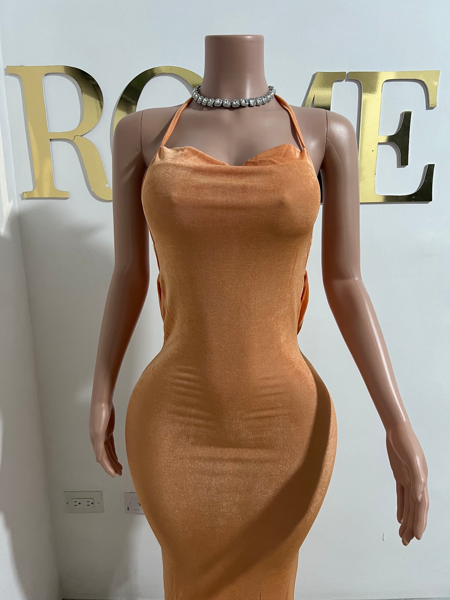 Carey Dress (Orange)