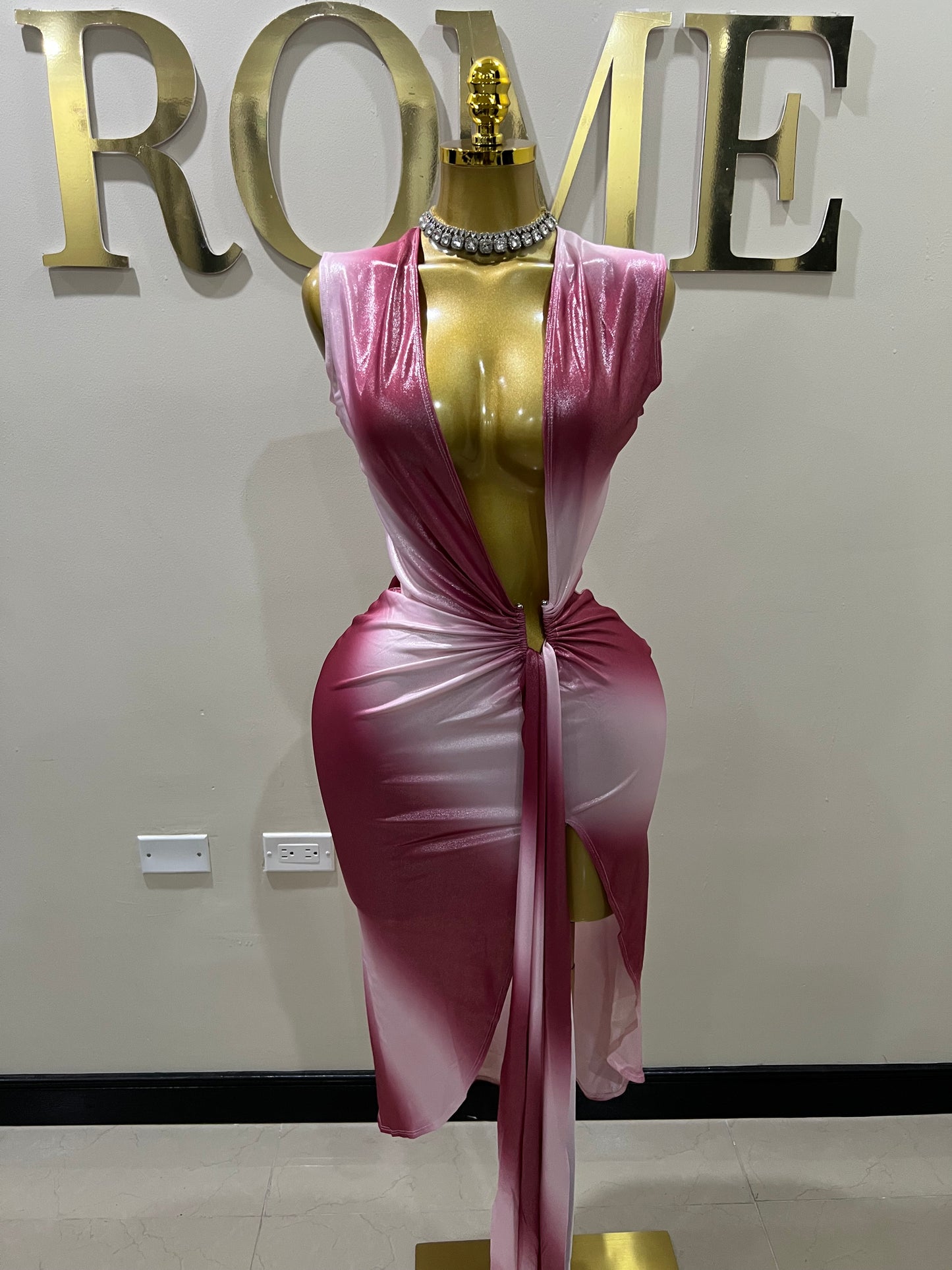 Chelsea Slay Dress (Pink)