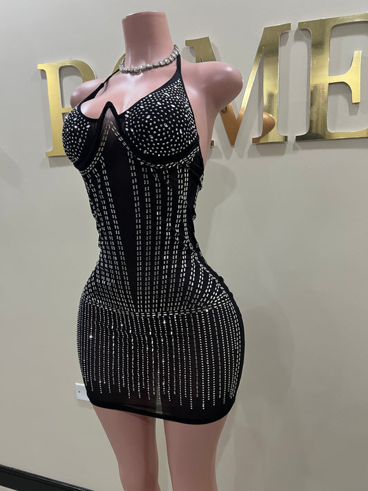 Medusa Mini Dress 2 (Black)