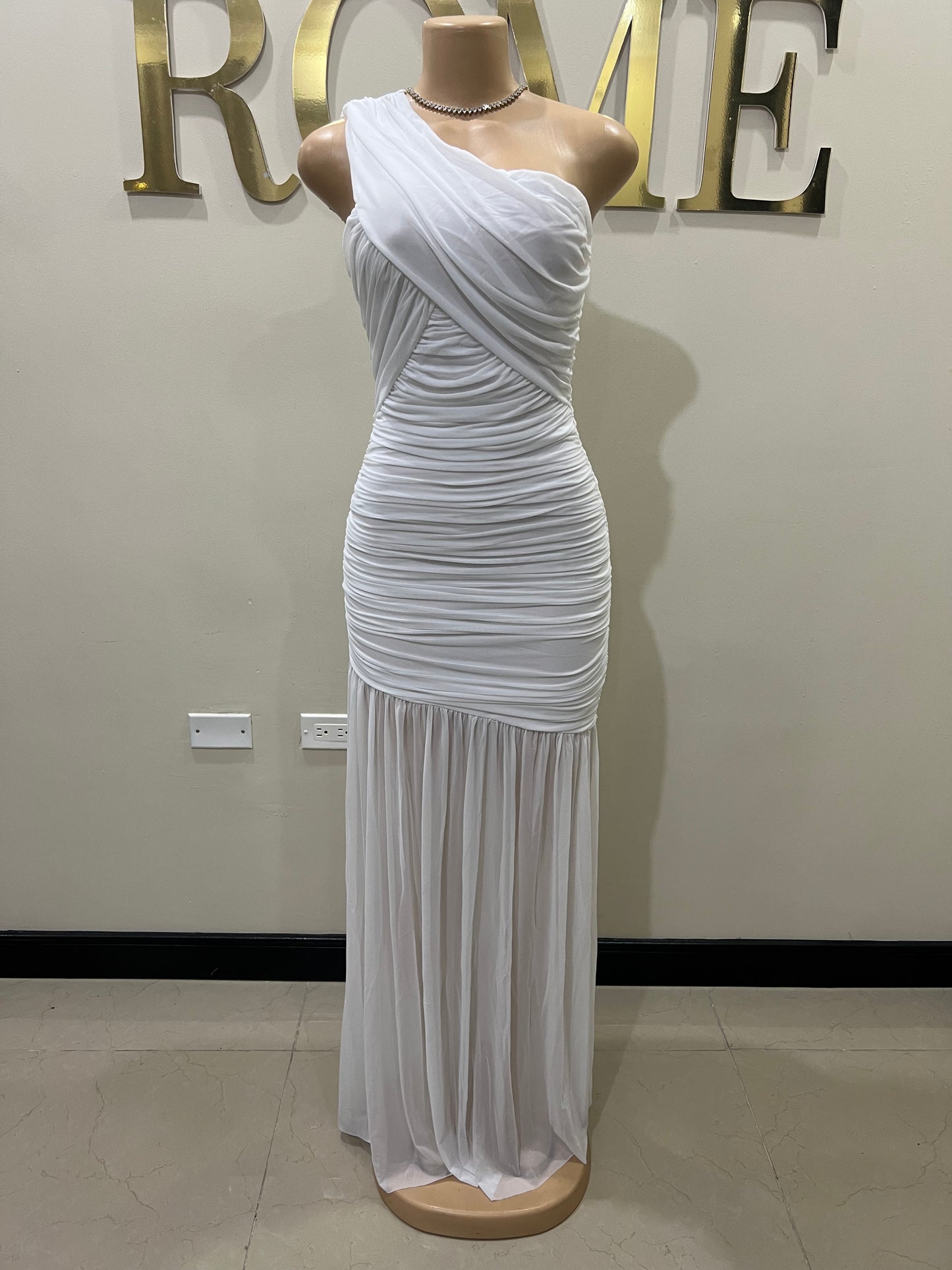 Michelle Kay Dress (White)