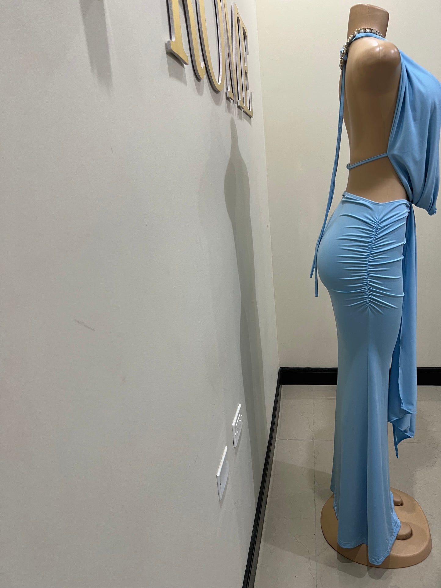 Astra Skirt Set (Blue)