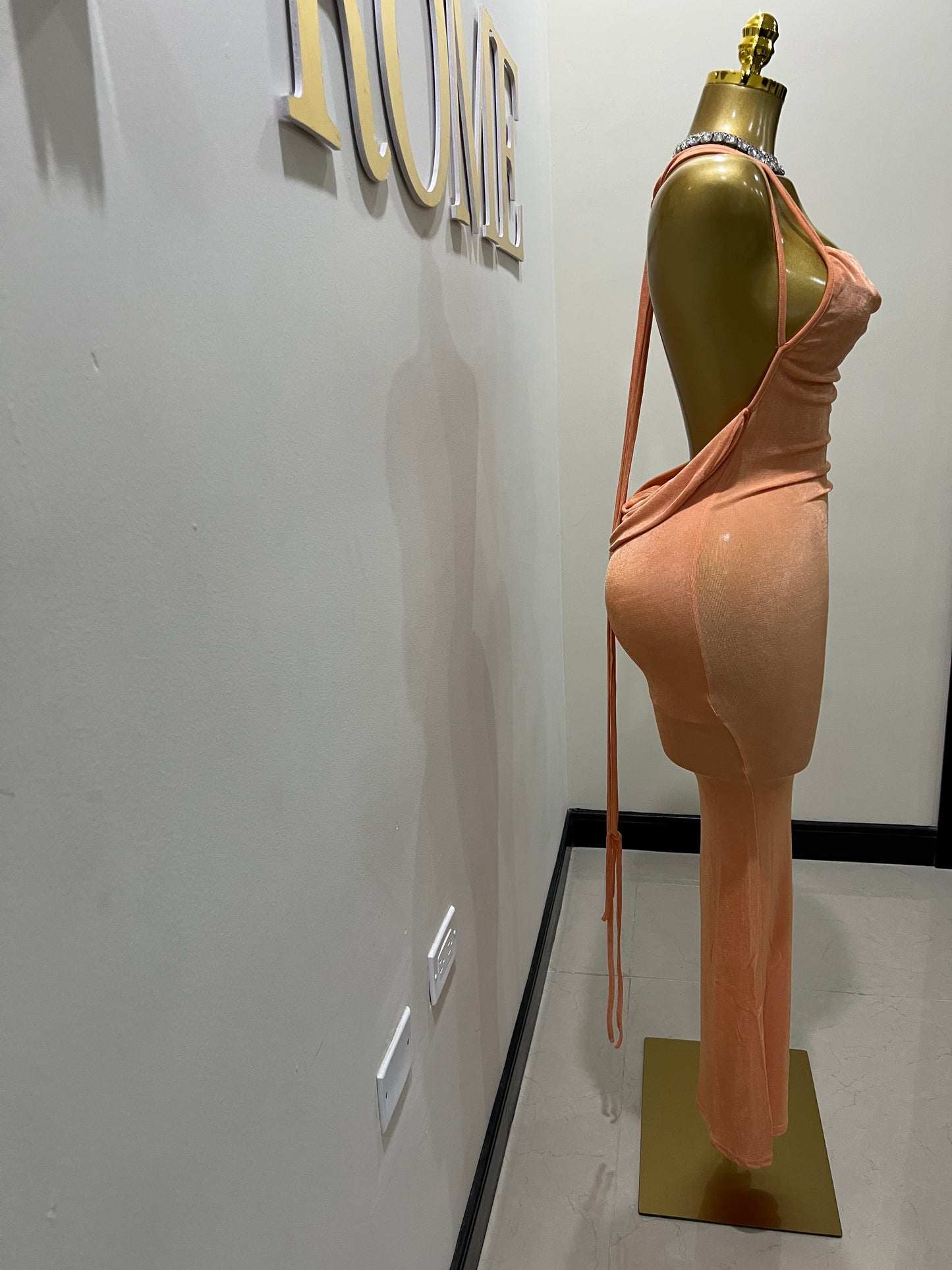 Carey True Dress (Orange)