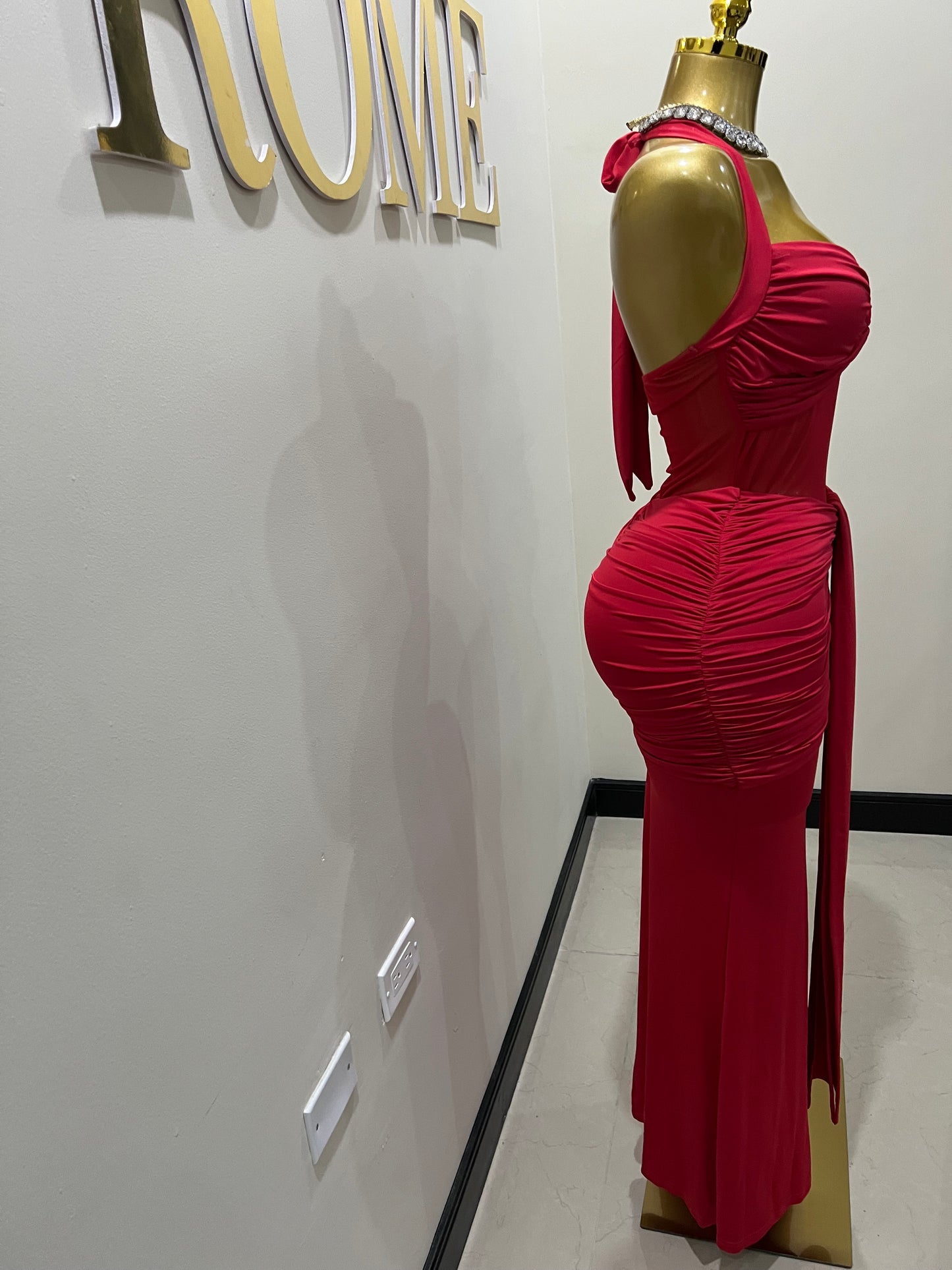 Sweetheart Nara Dress (Red)