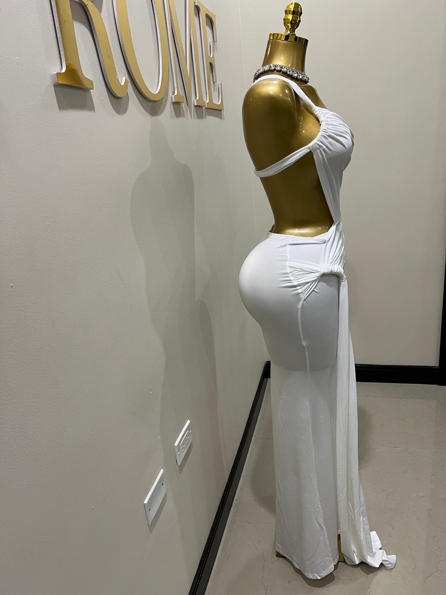 Emma Giselle Dress (White)