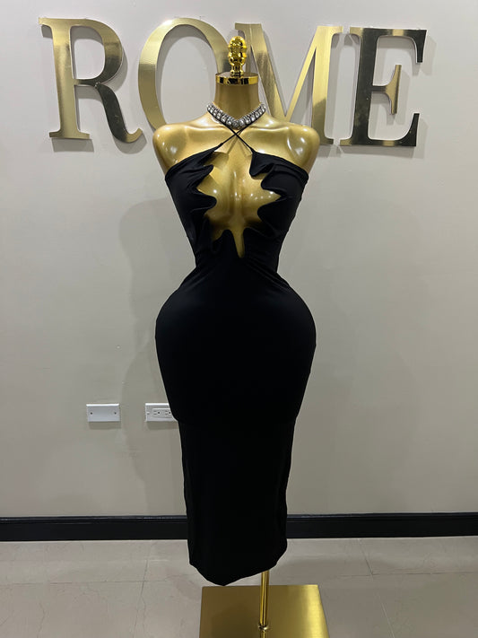 Camila Star Dress (Black)