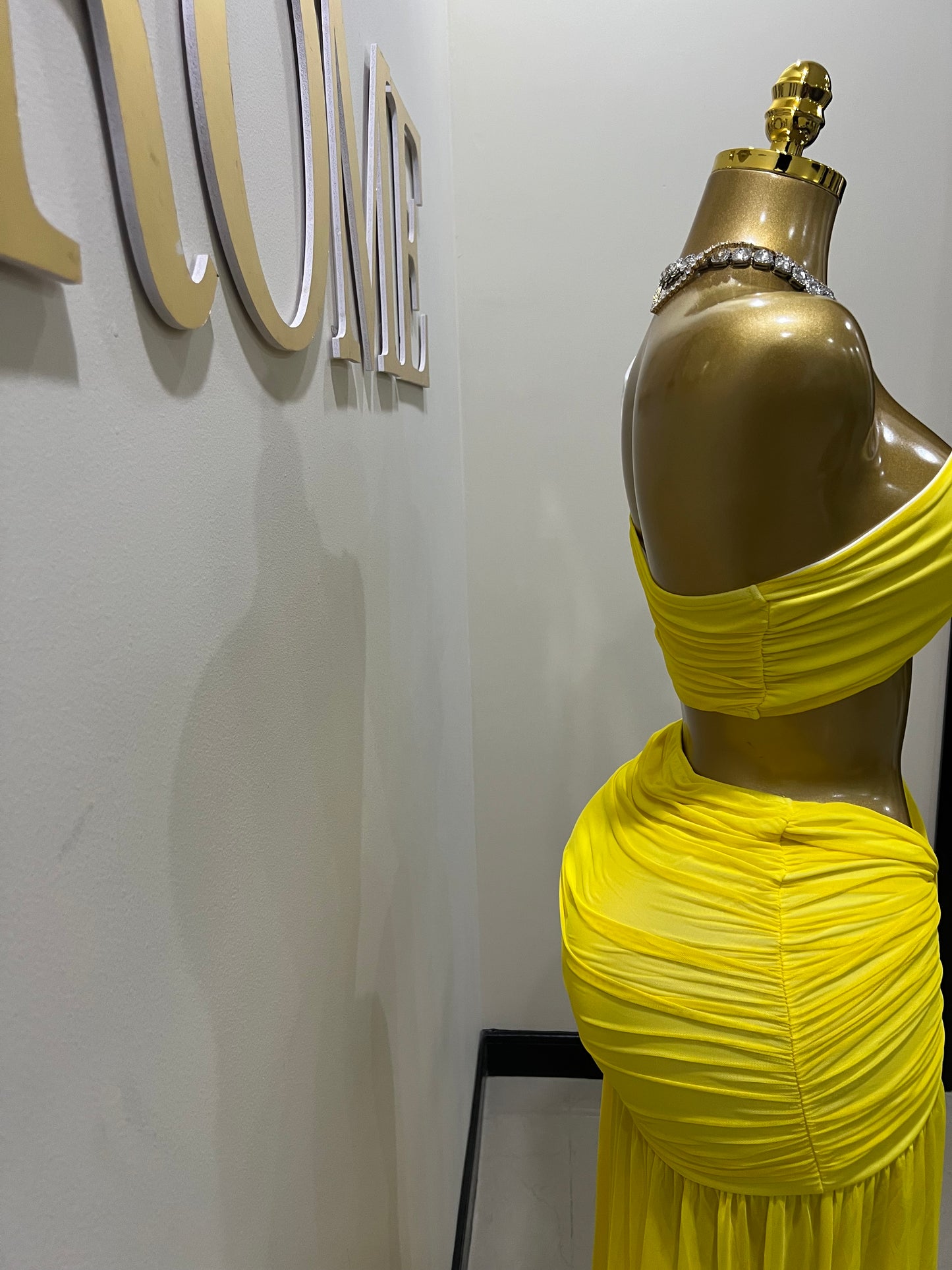 Emma Giselle Skirt Set (Yellow)