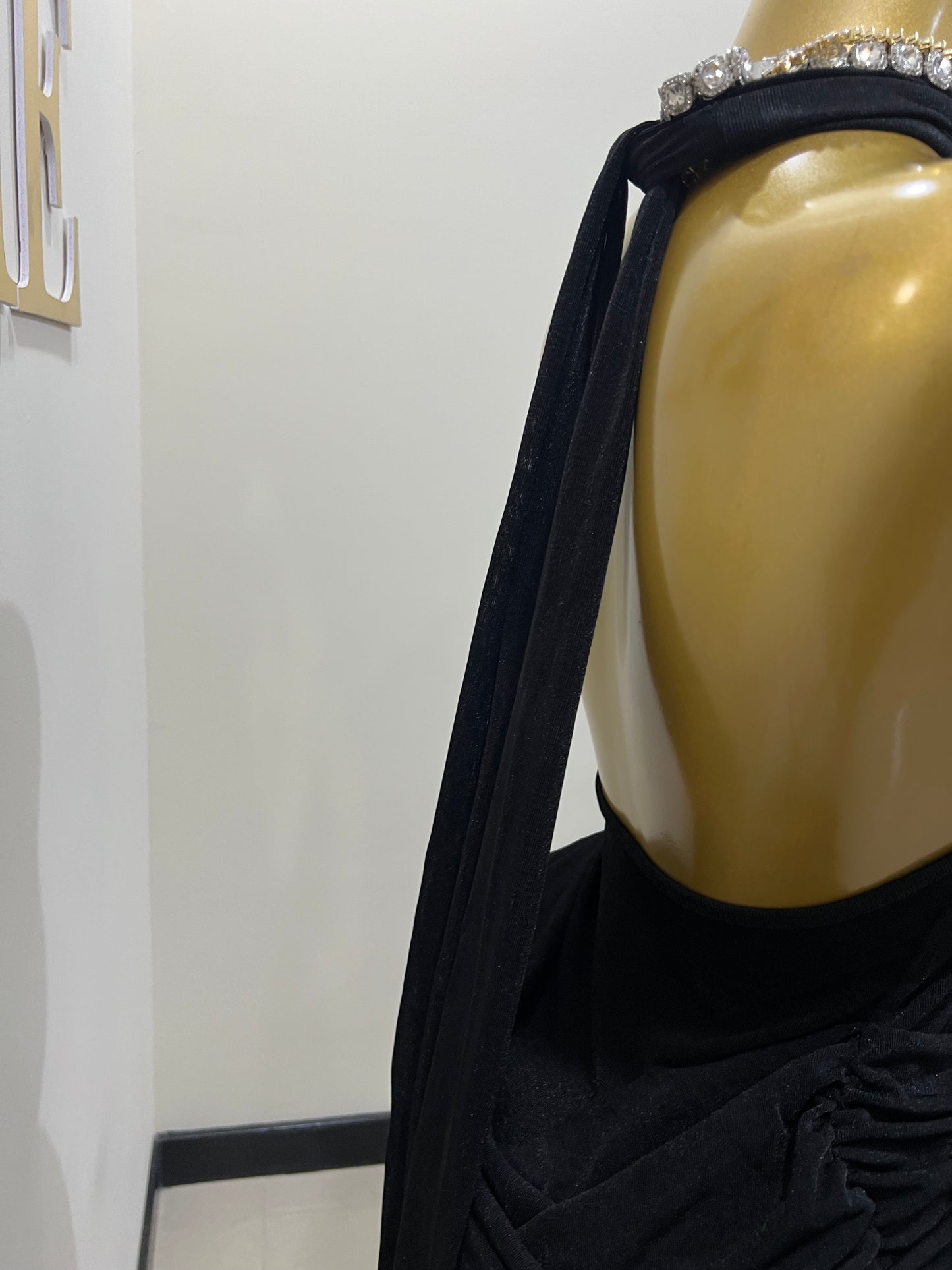 Alice Fringe Dress (Black)