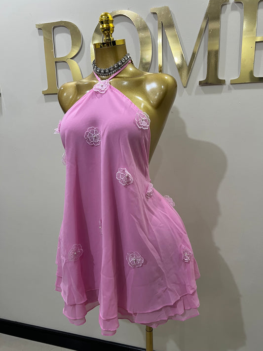 Rumi Petal Dress (Pink)