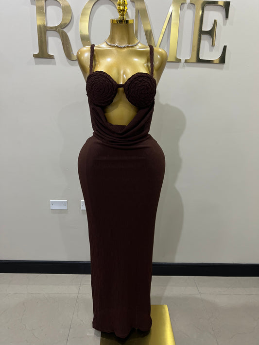 Cocoa Athena Rope Dress (Brown)