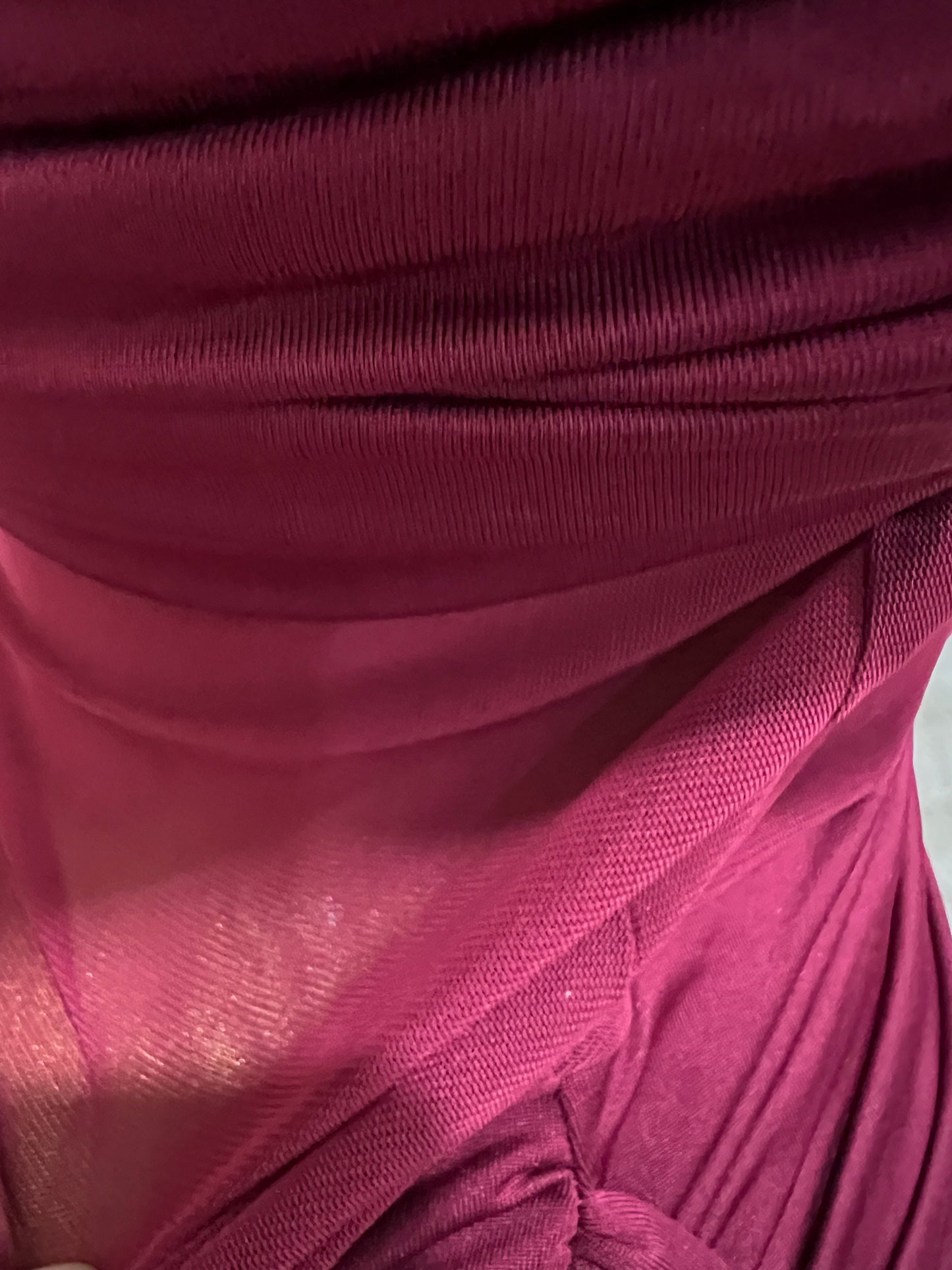 Sweetheart Nara Short Dress (Burgundy)