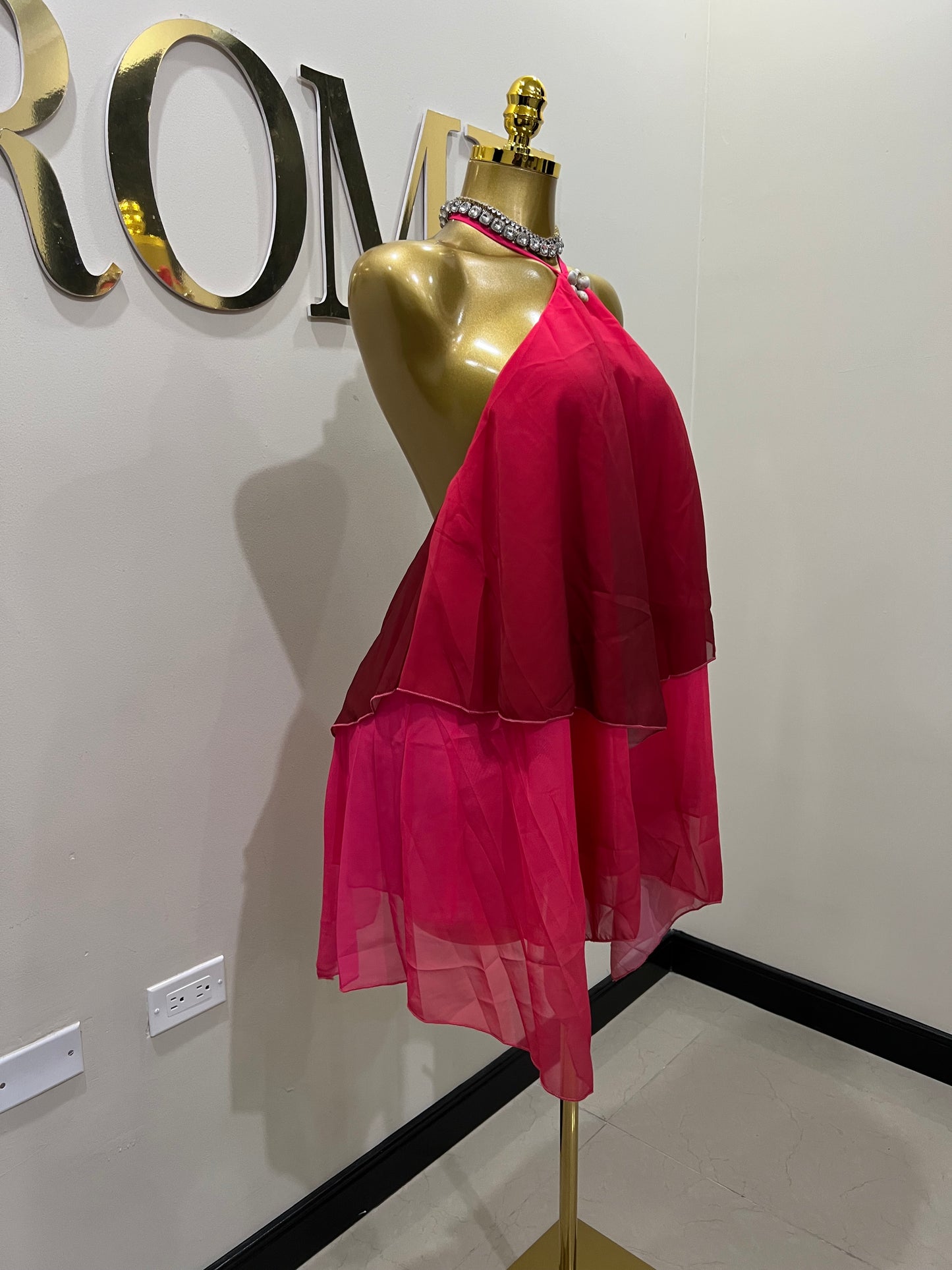 Starlight Rumi Petal Dress (Pink)