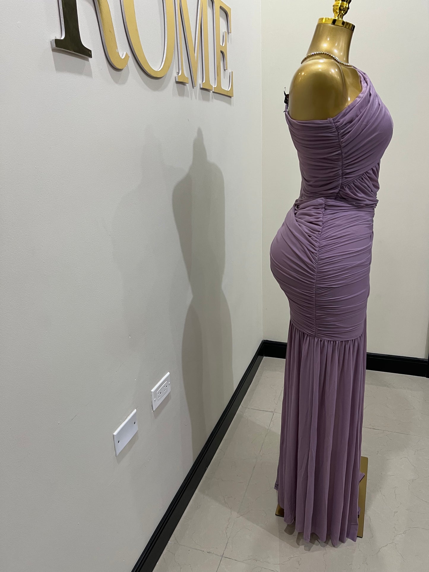 Michelle Aviv Split Dress (Purple)