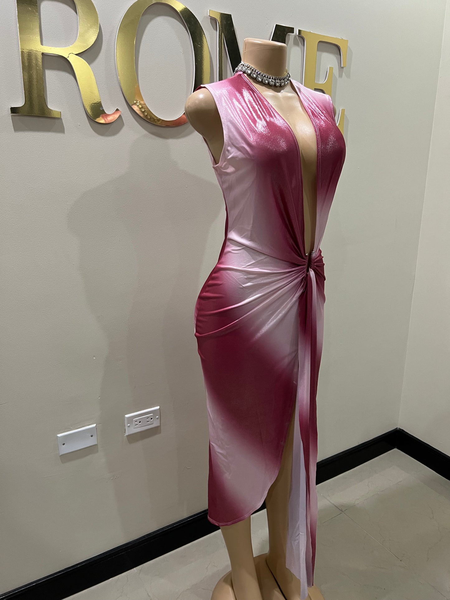 Chelsea Slay Dress (Pink)