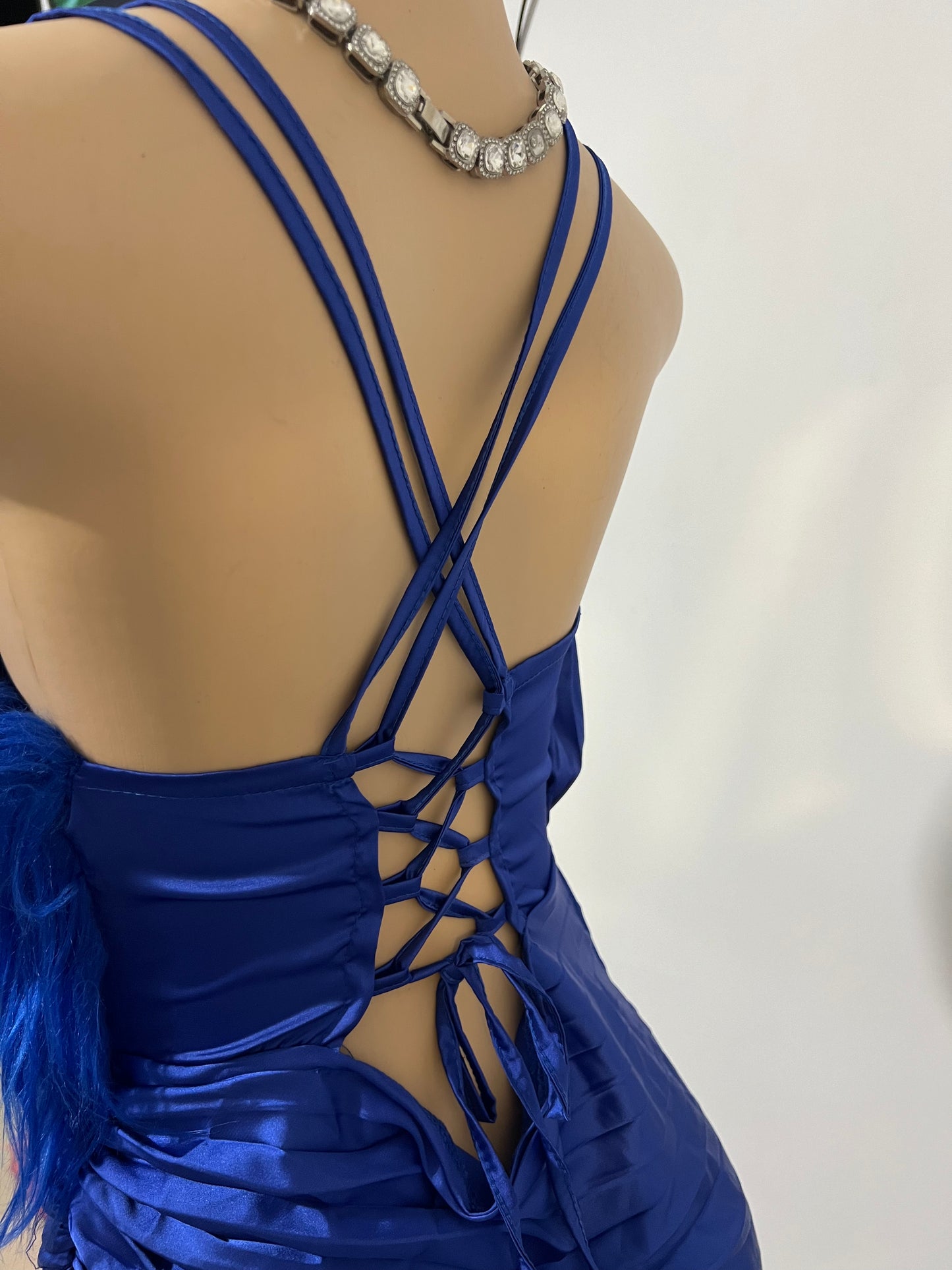 Carli Slay Dress (Blue)