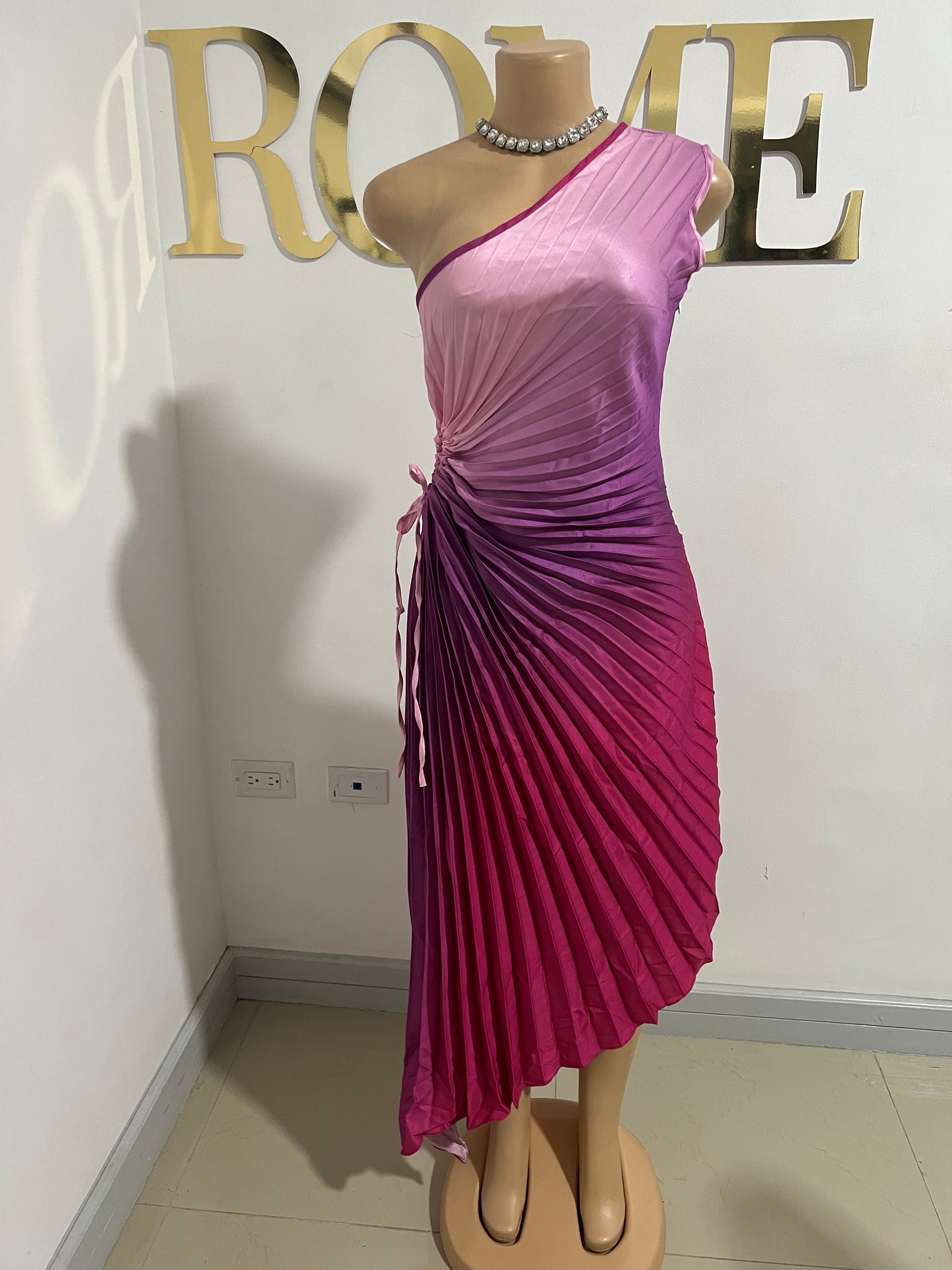 Carli Dress (Pink - purple)