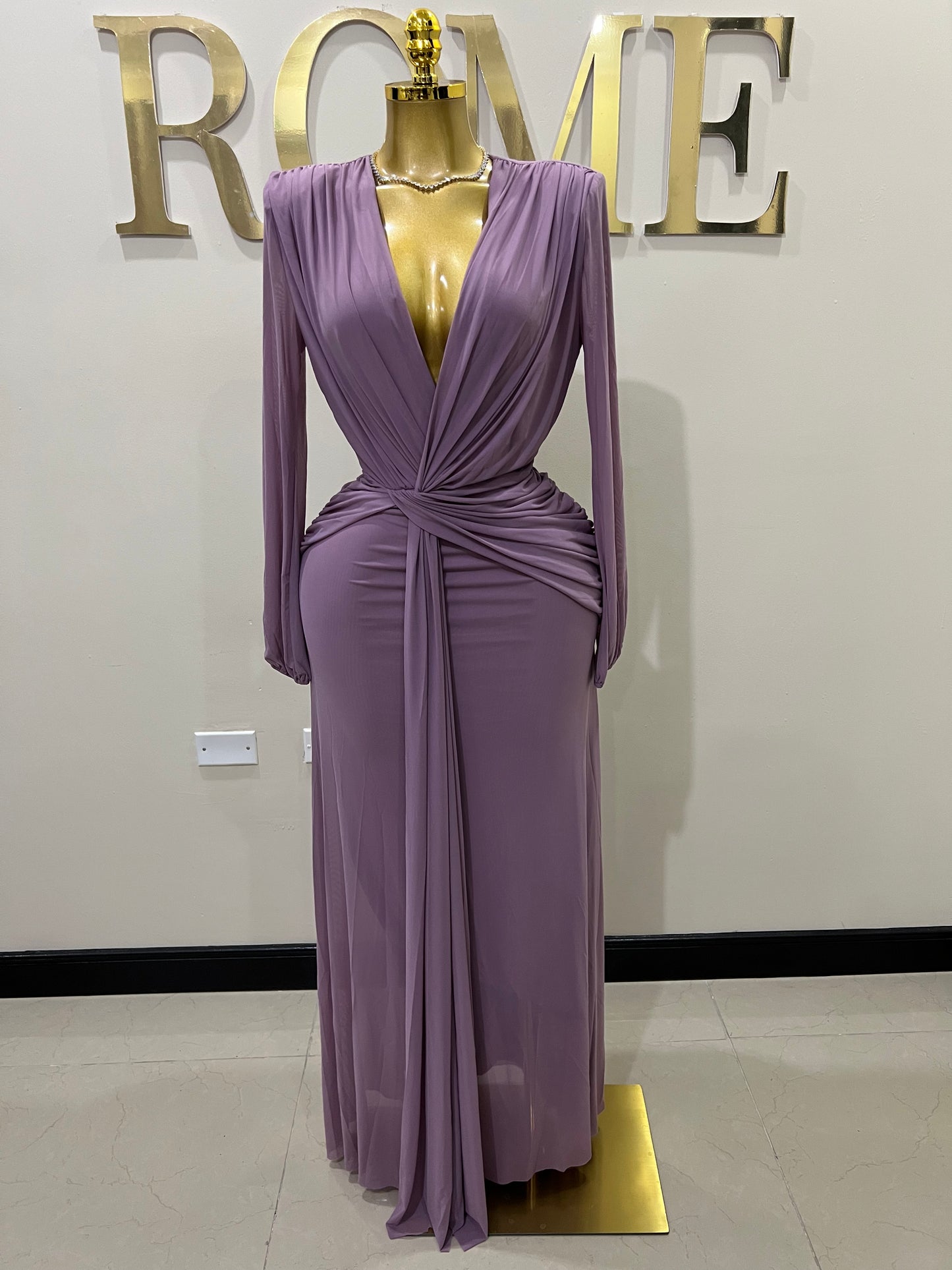 Michelle Victoria Dress (Purple)