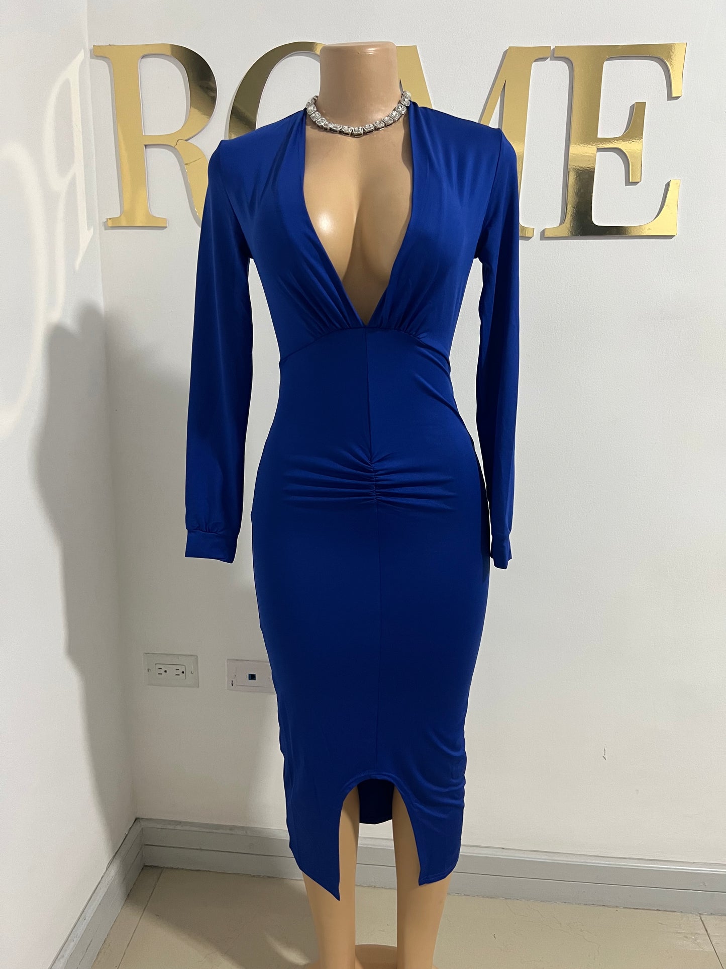 Mia Slay Vibe Dress (Blue)