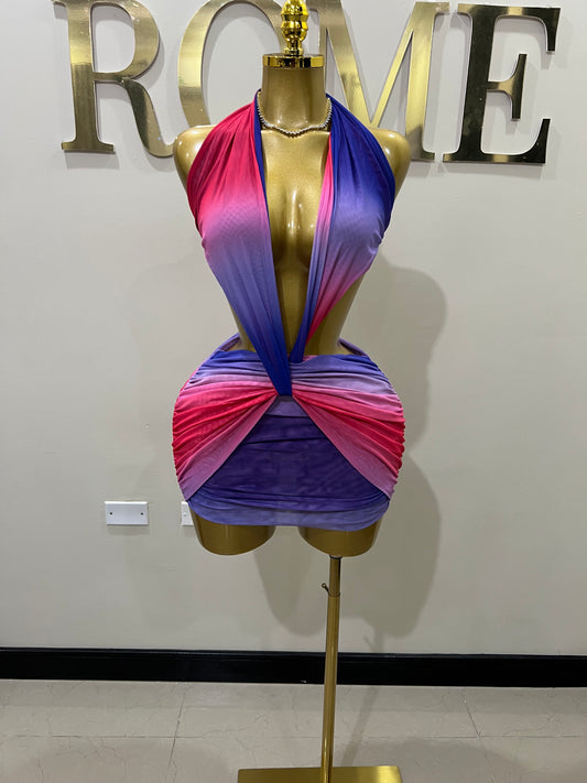 Asia Paradise Mesh Dress (Purple)