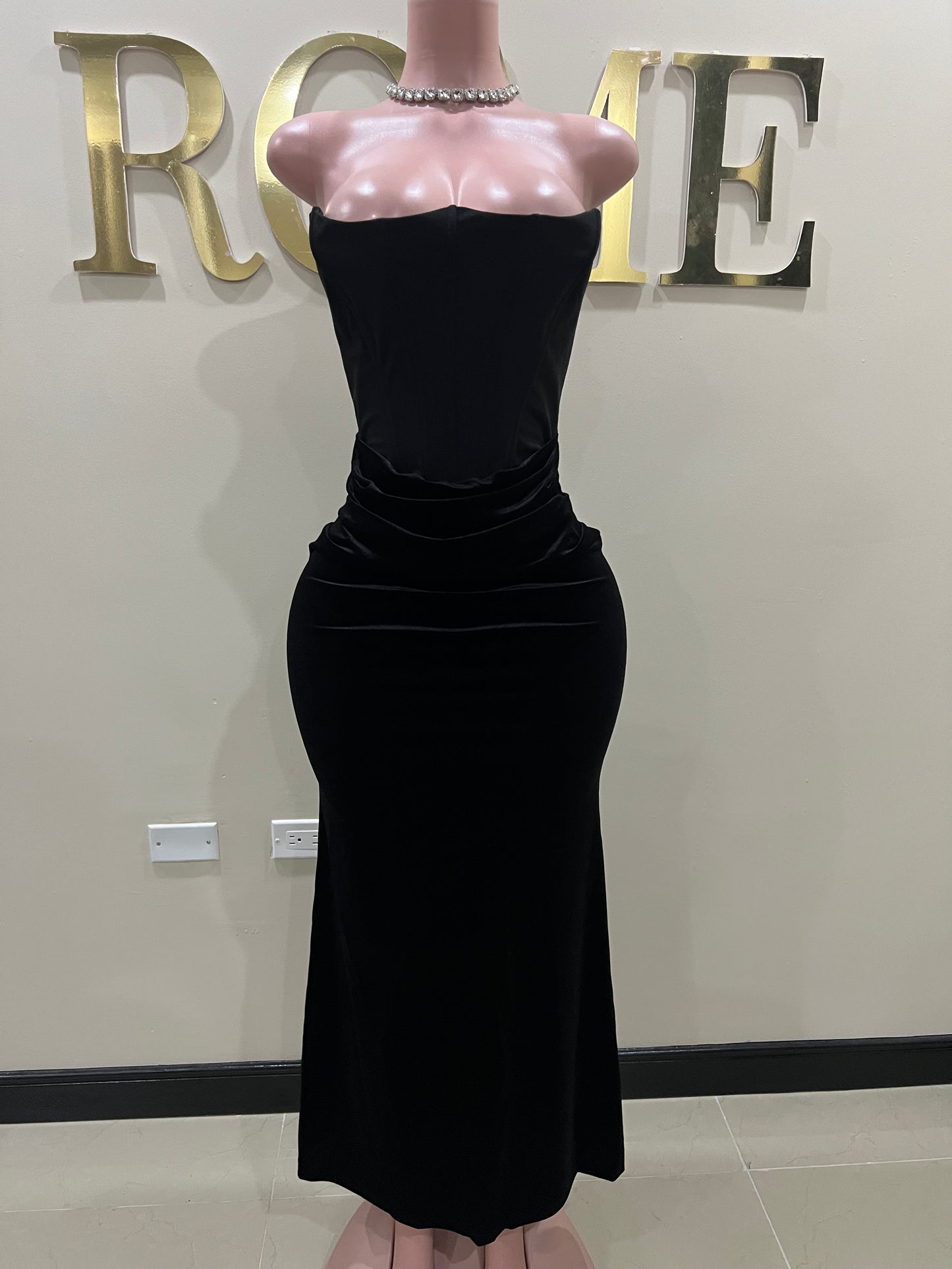 Robyn Corset Dress (Black)