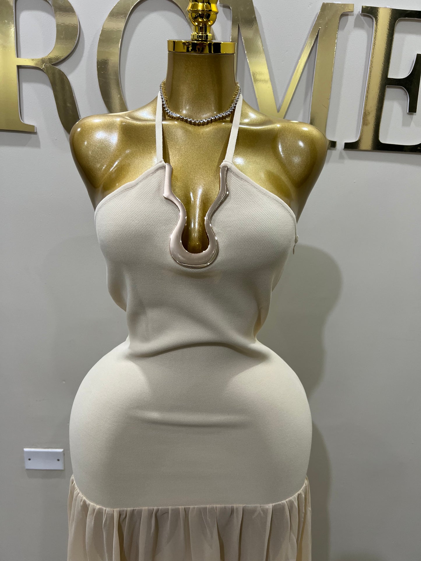 Camila Nara Dress (Cream)