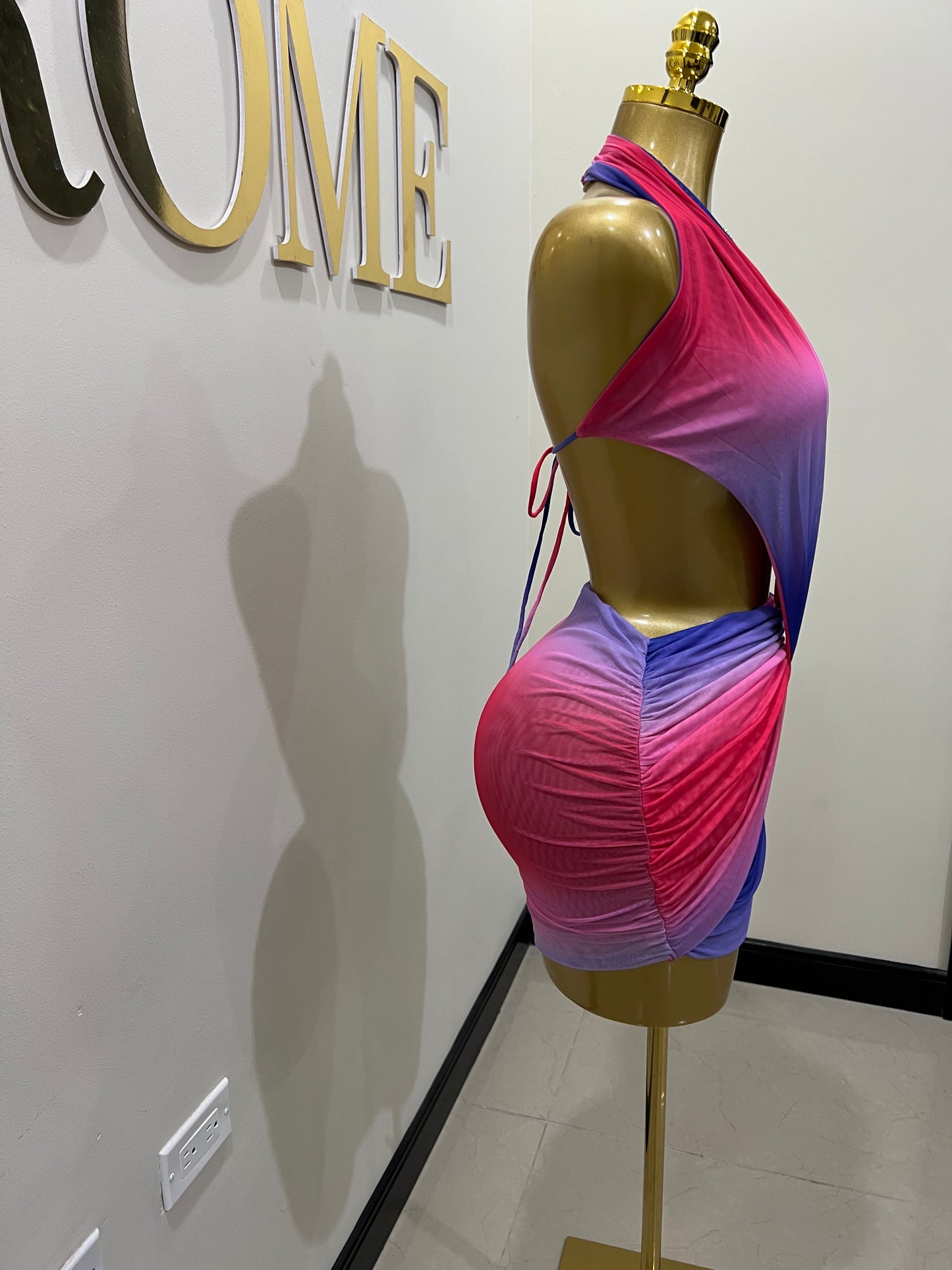 Asia Paradise Mesh Dress (Purple)