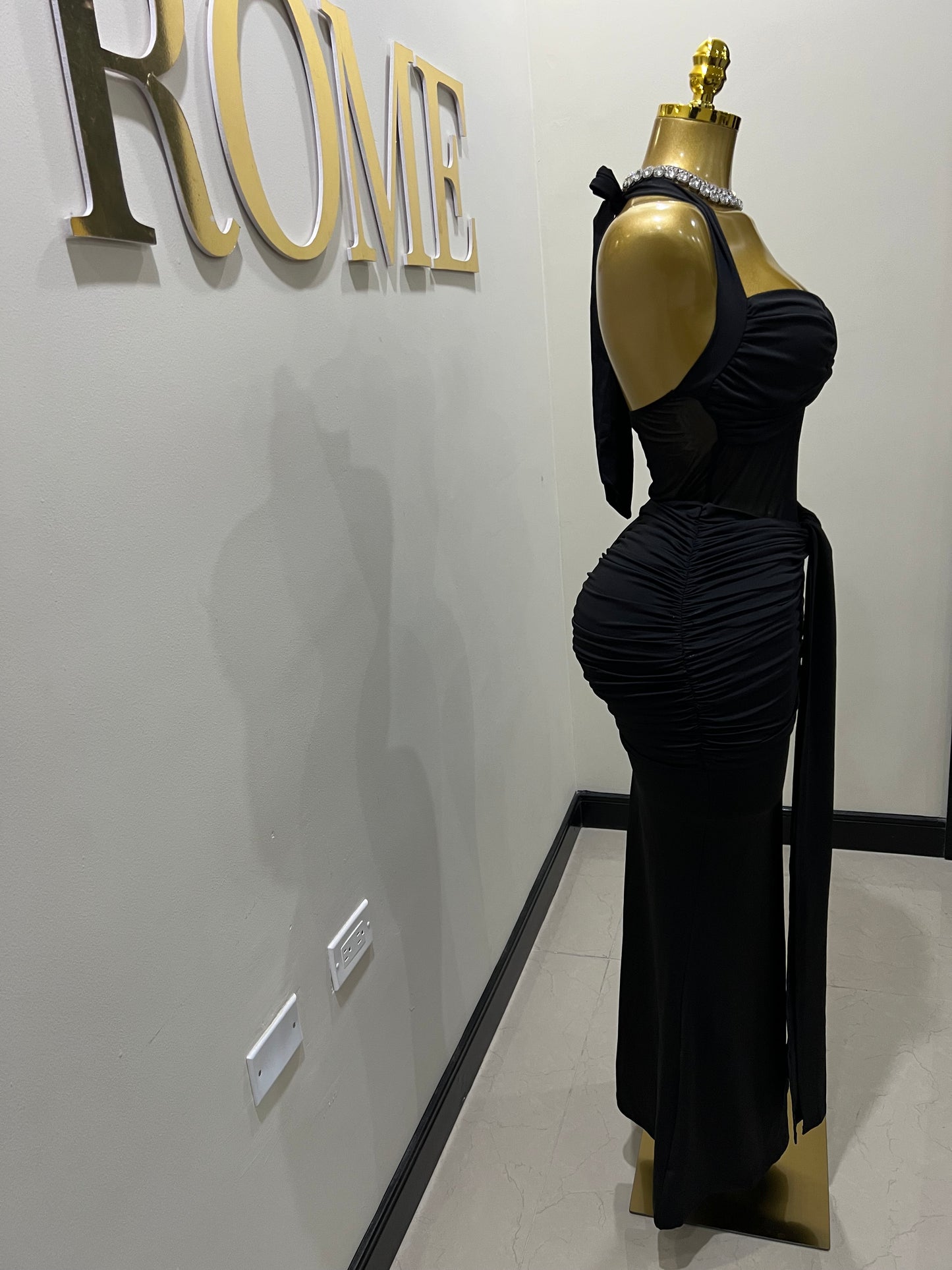 Sweetheart Nara Dress (Black)