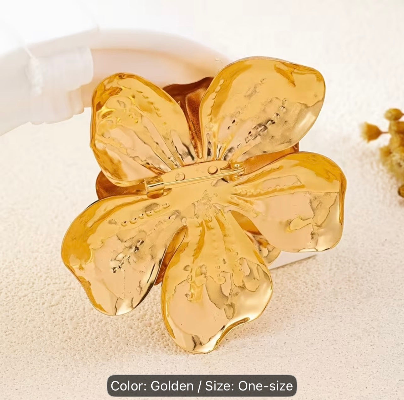 Flower Brooch (Gold)