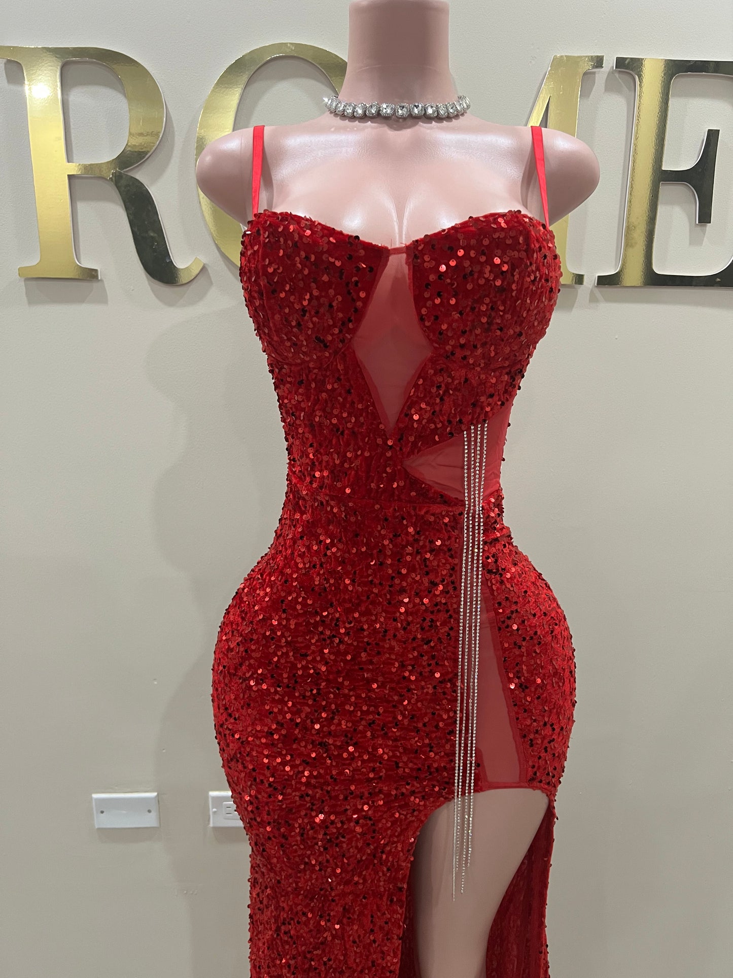 Dinah Dress (Red)