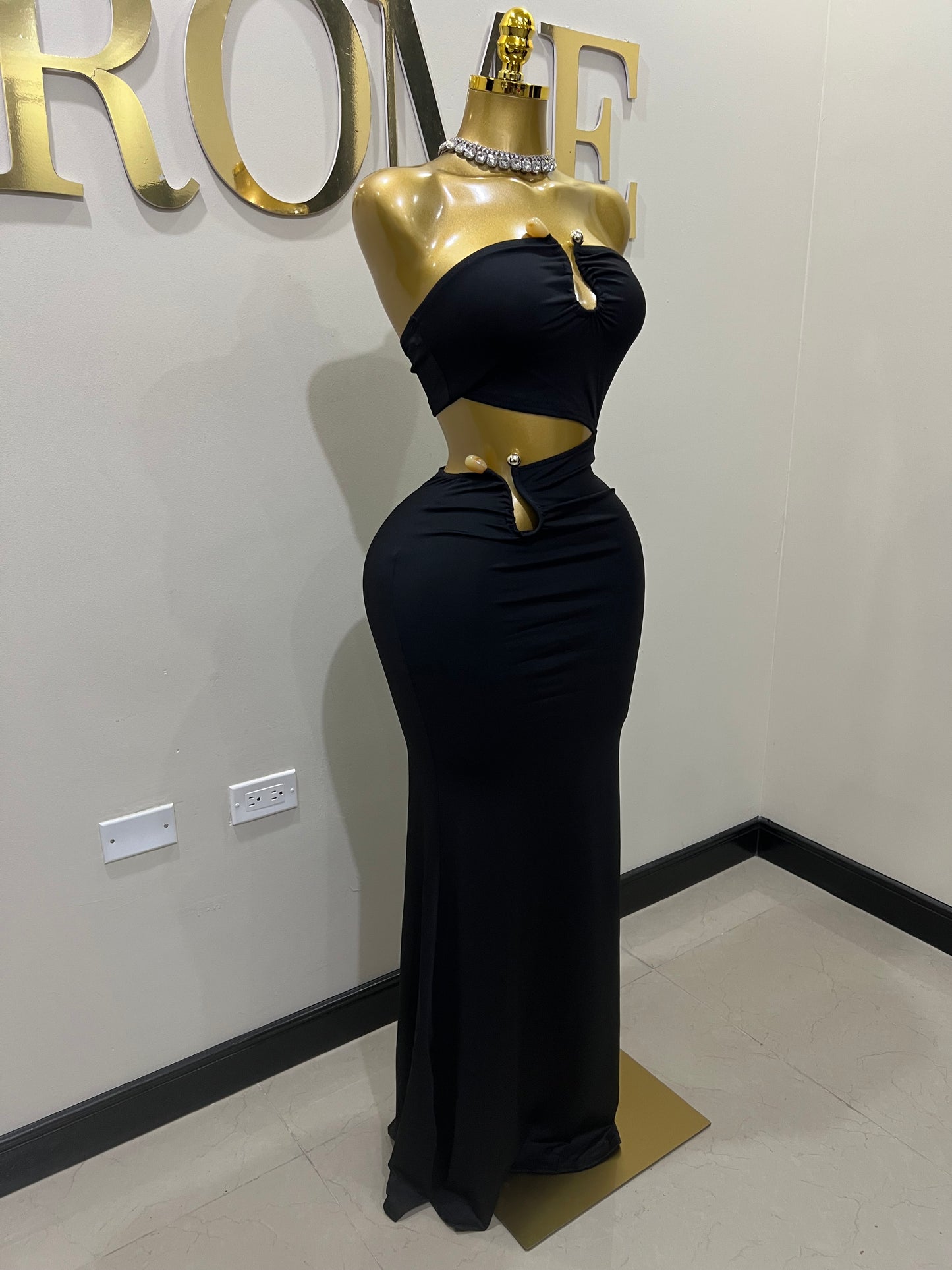 Ming Stone Dress (Black)