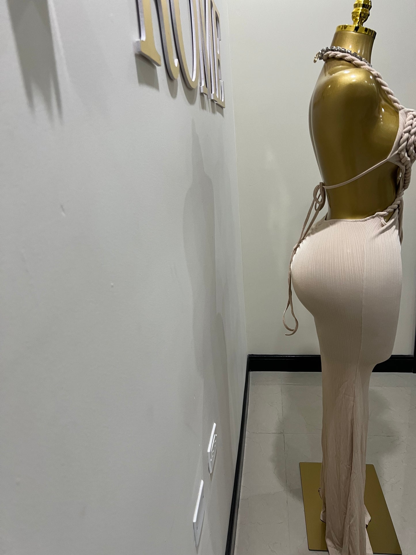 Athena Rope Dress (Brown)