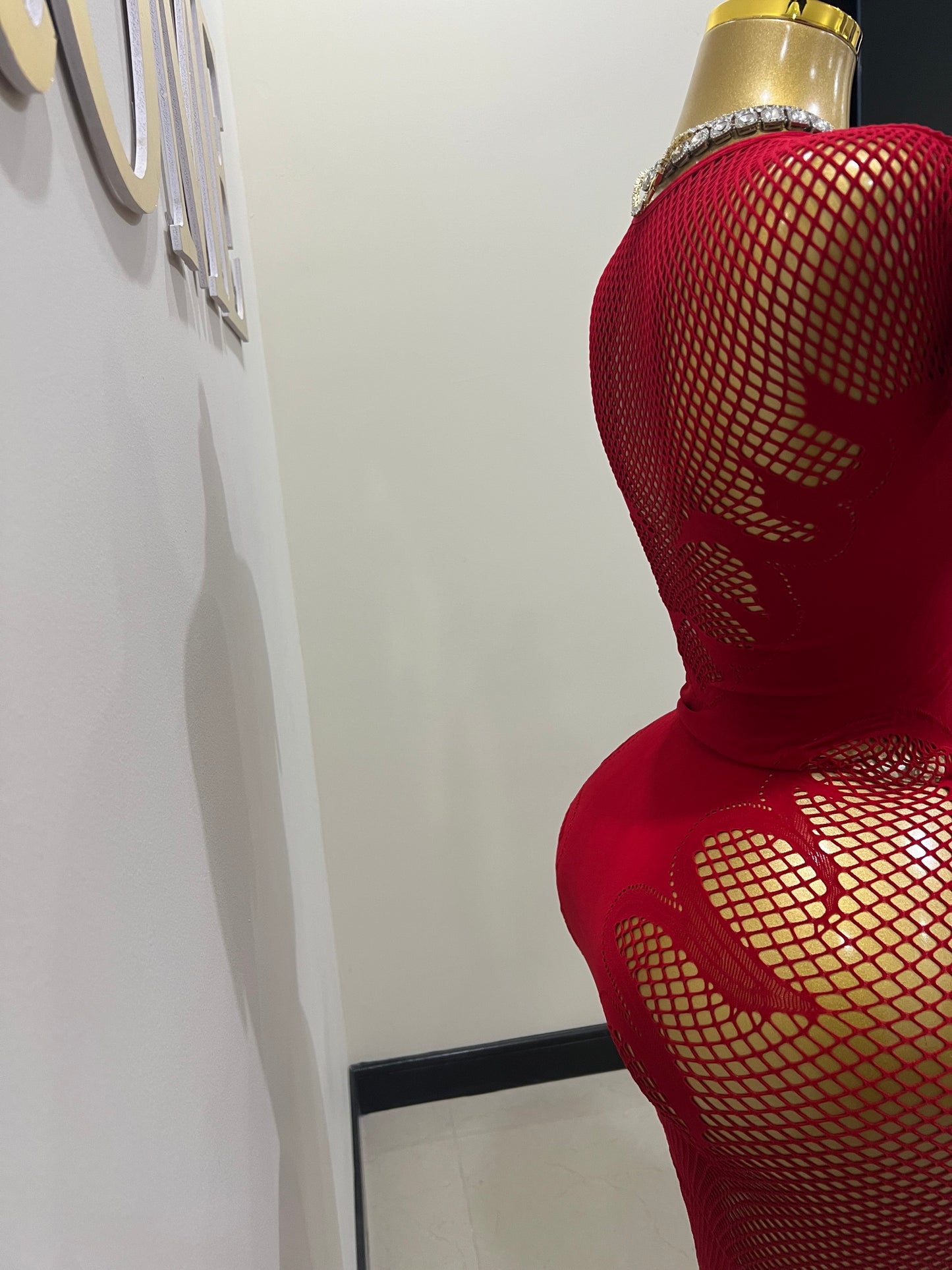 Fire Tights Dress (Red)