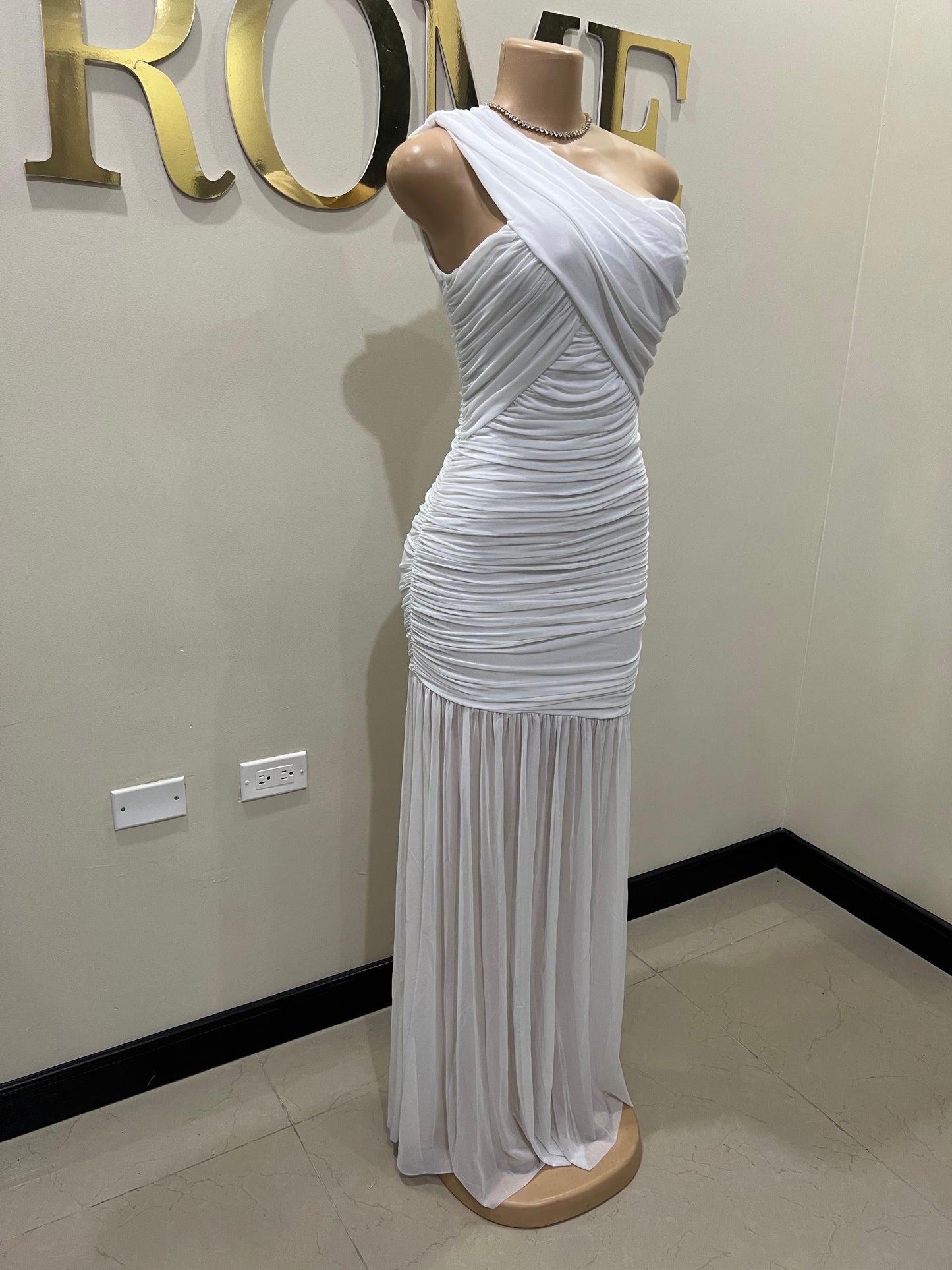 Michelle Kay Dress (White)