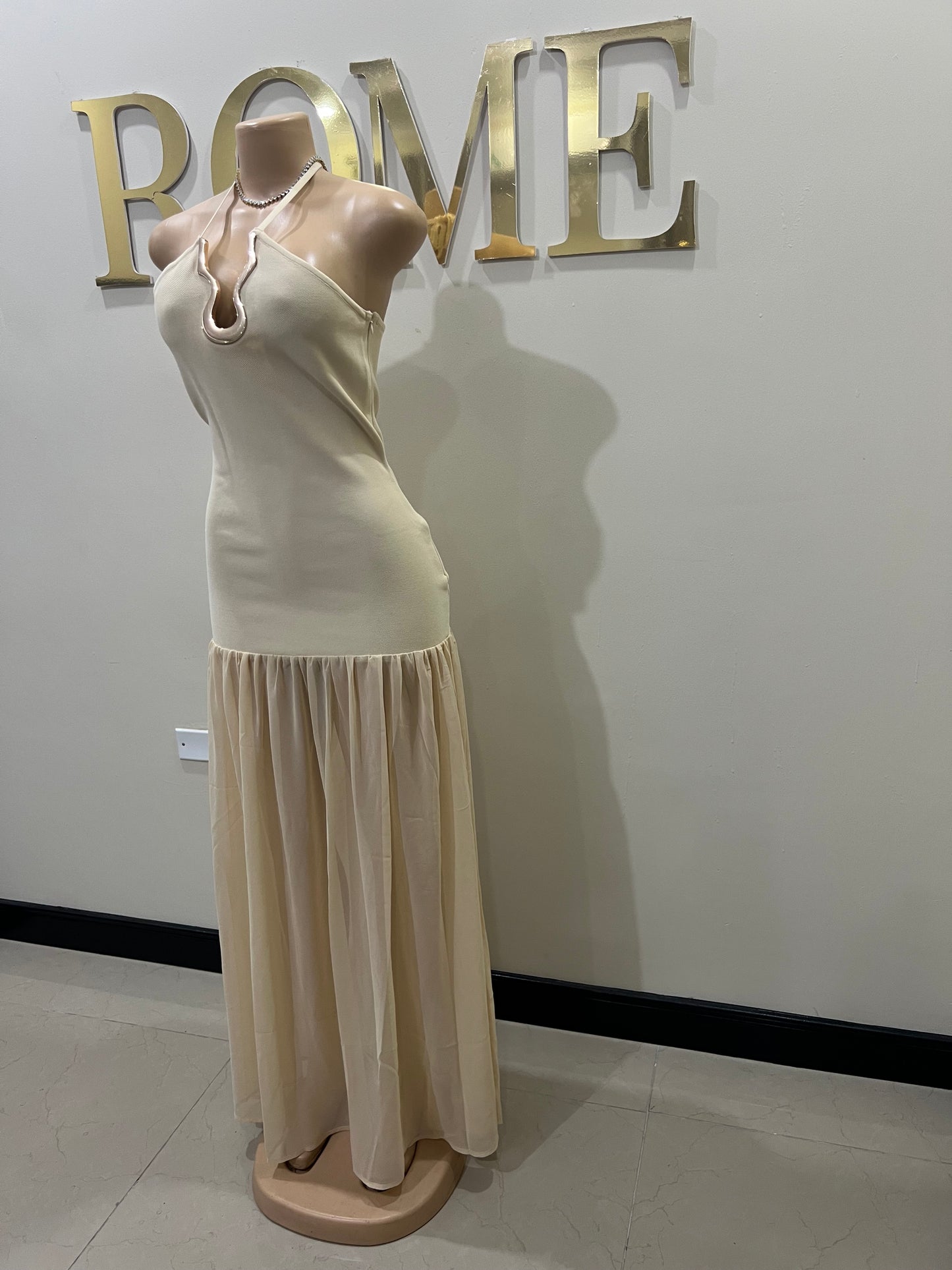 Camila Nara Dress (Cream)